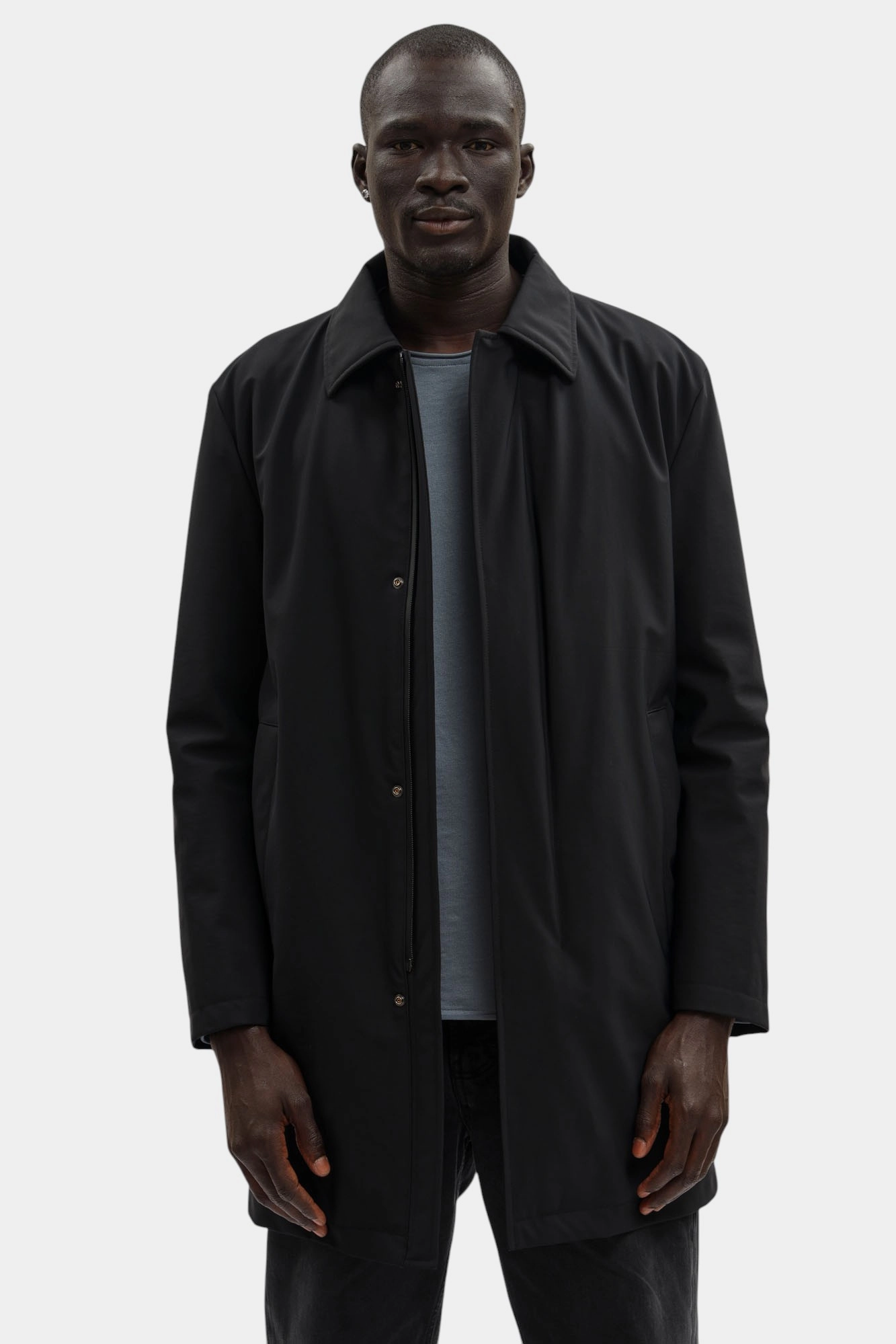 30047734_10020006 Пальто Strellson Синий