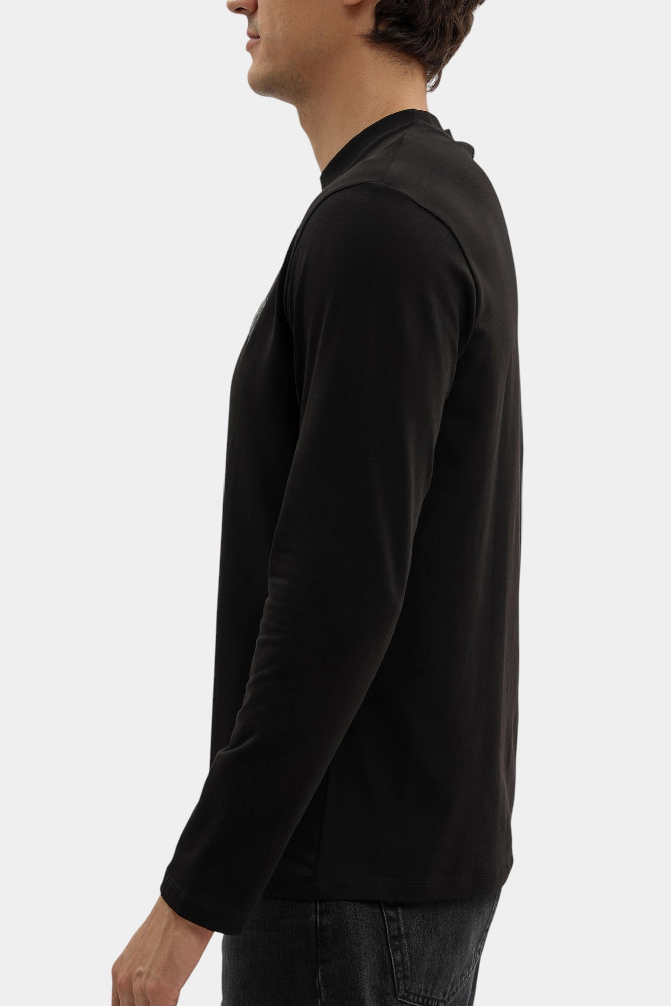 554235_755052 Лонгслив Karl Lagerfeld Черный