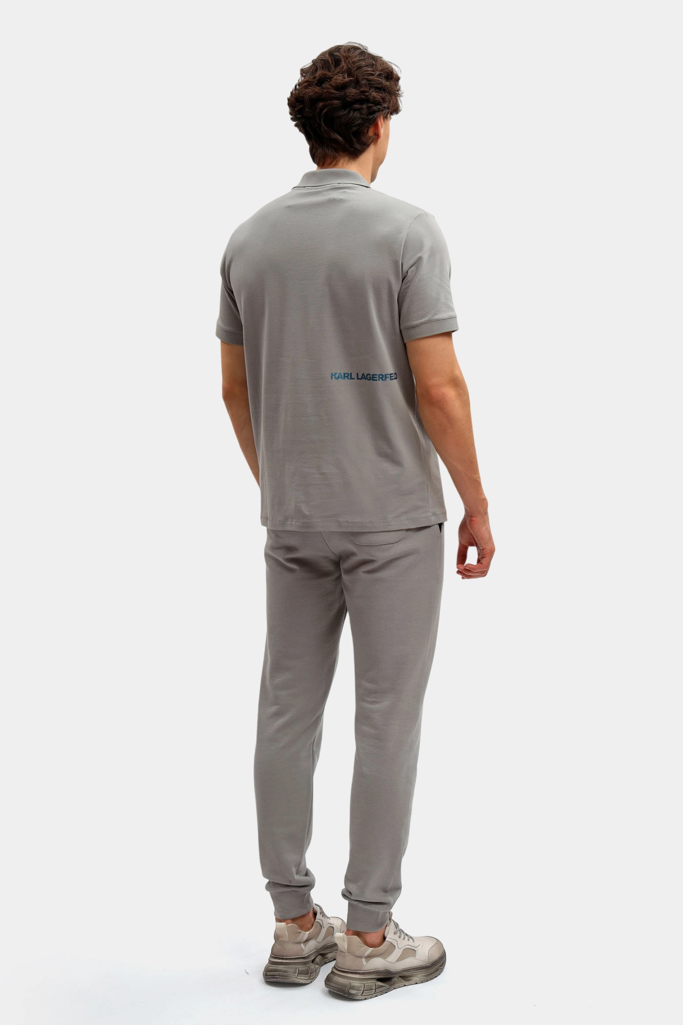 554235_745401 Поло Karl Lagerfeld Серый