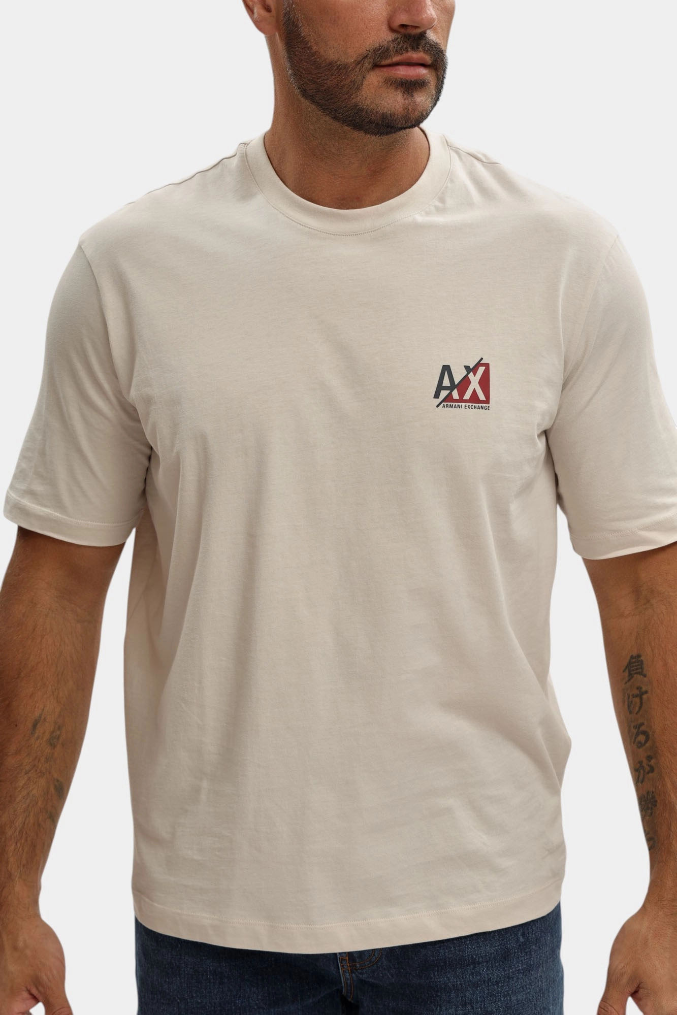 XM001451_AF10356 Футболка Armani Exchange Бежевый