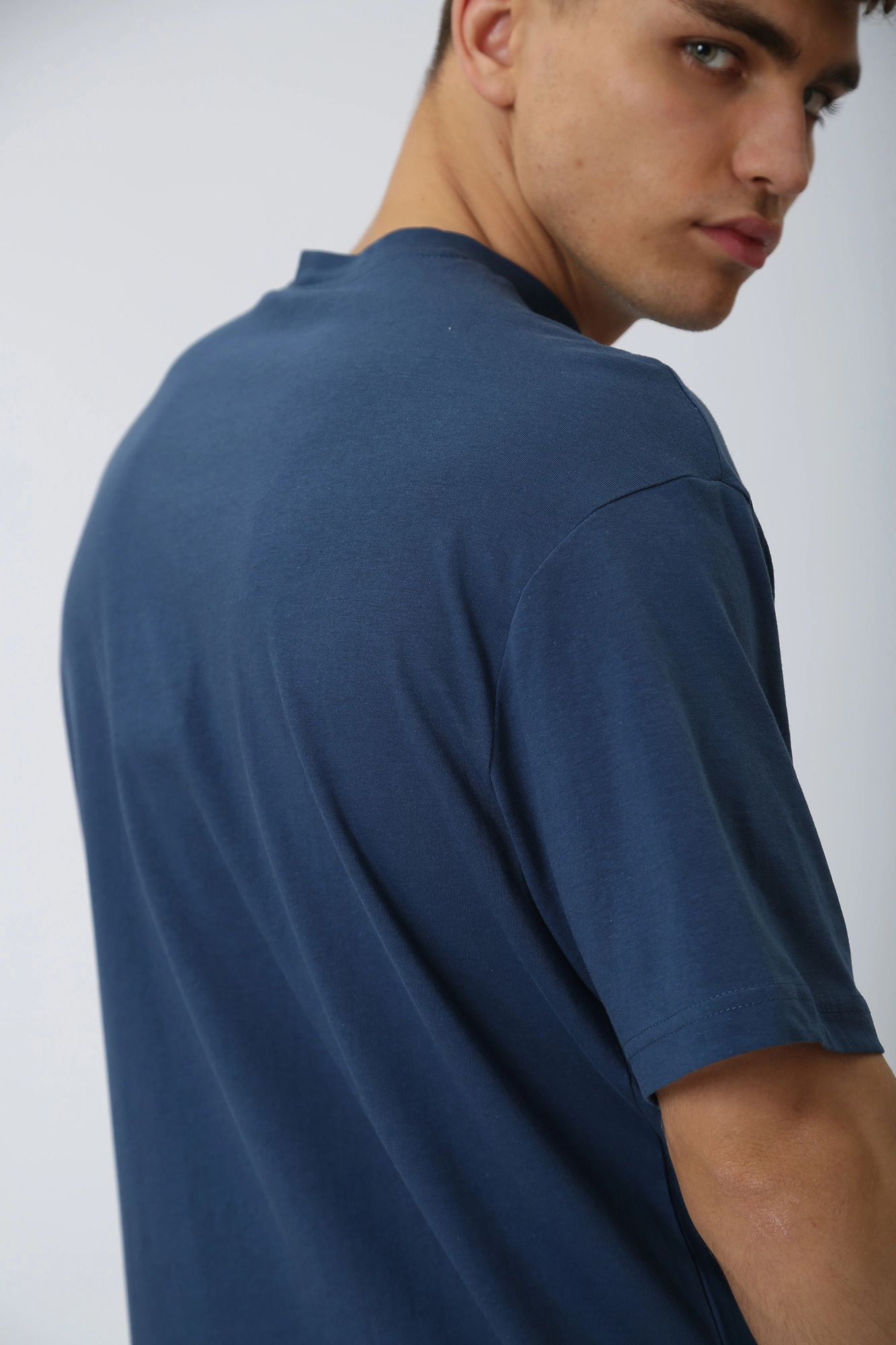 1013123 Футболка Mustang Синий