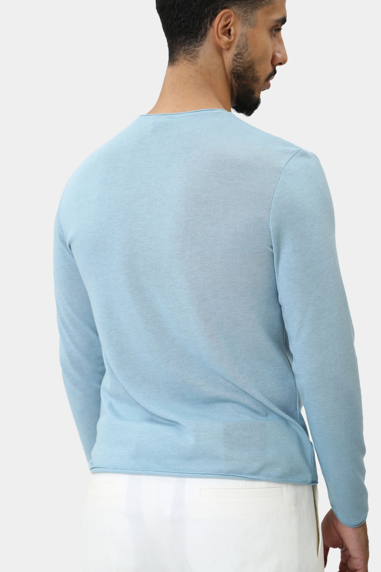 30039854_10008529 Лонгслив Strellson Синий