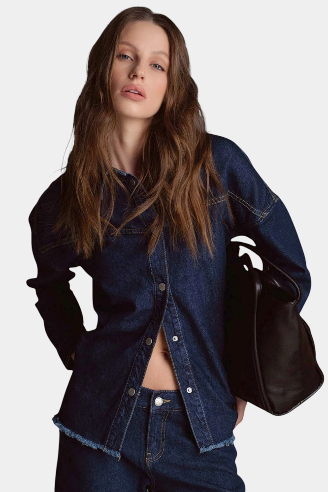 Юбка джинсовая Calvin Klein Jeans Хлопок Белый