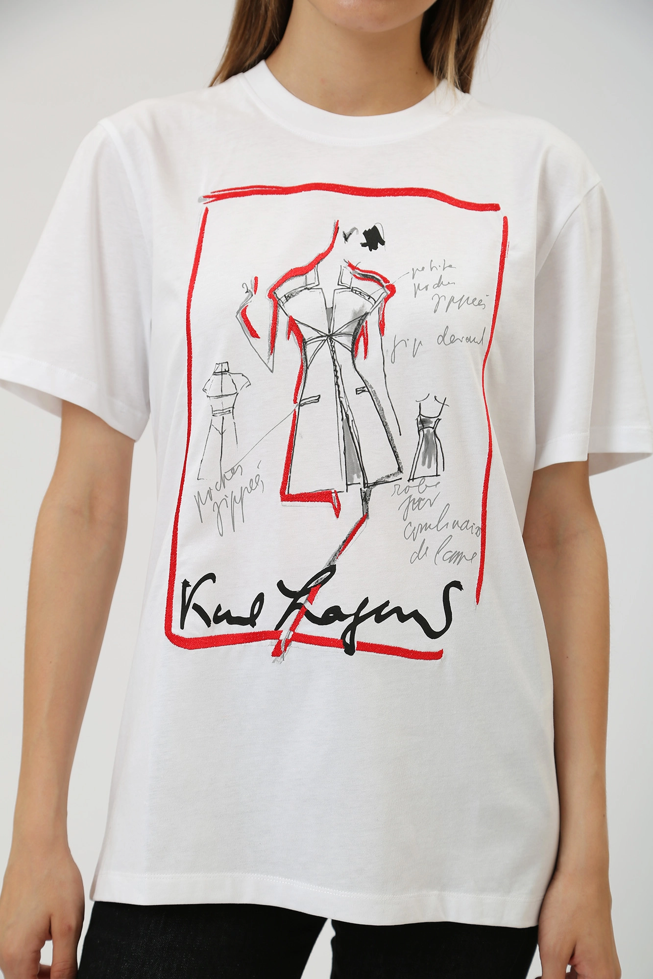 235W1716 футболка karl lagerfeld 