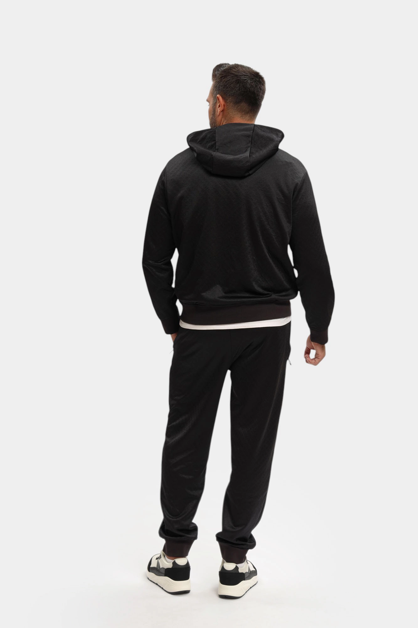 XM001355_AF16259 Толстовка с капюшоном Armani Exchange Черный