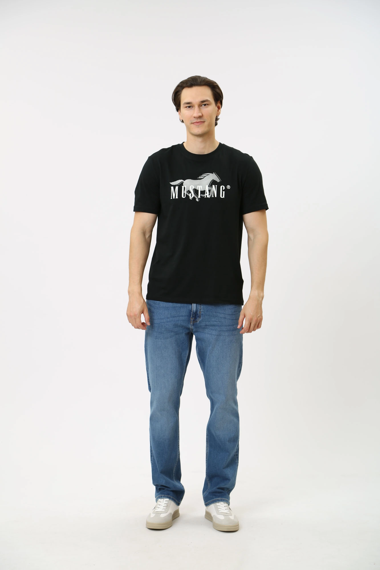 1014877 Джинсы Washington Straight  Mustang Синий