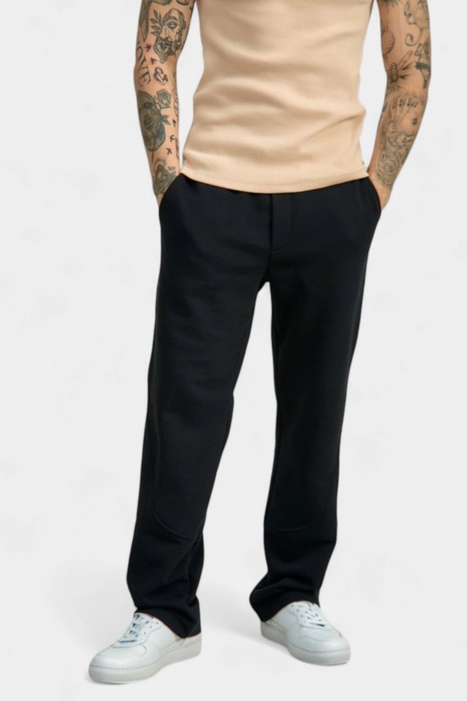 Ремень El rosso Натуральная кожа Черный