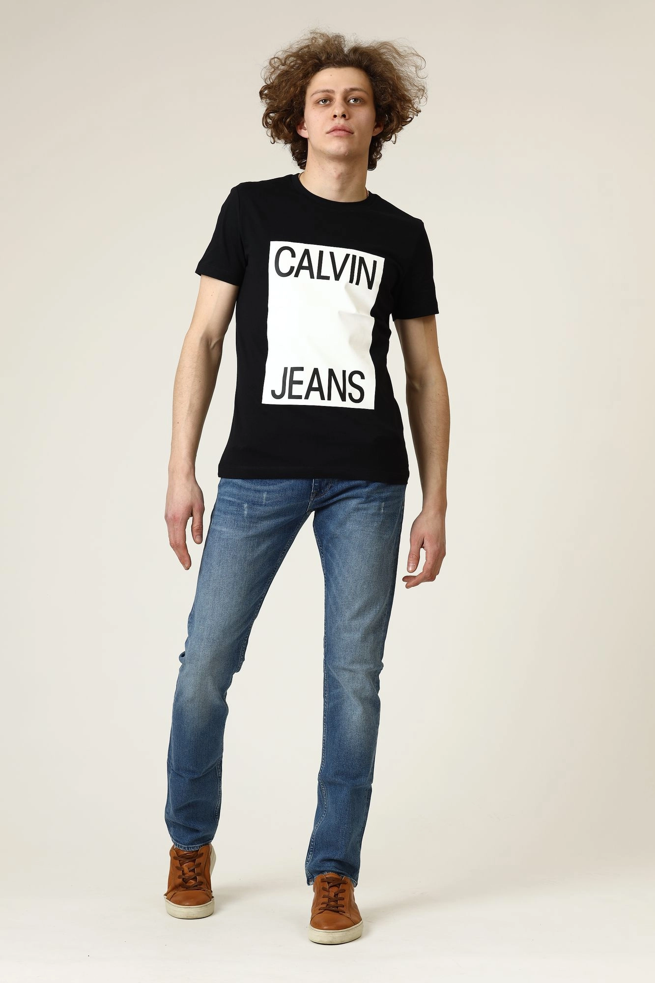 K10K102022_ Джинсы STRAIGHT Calvin Klein Jeans Голубой