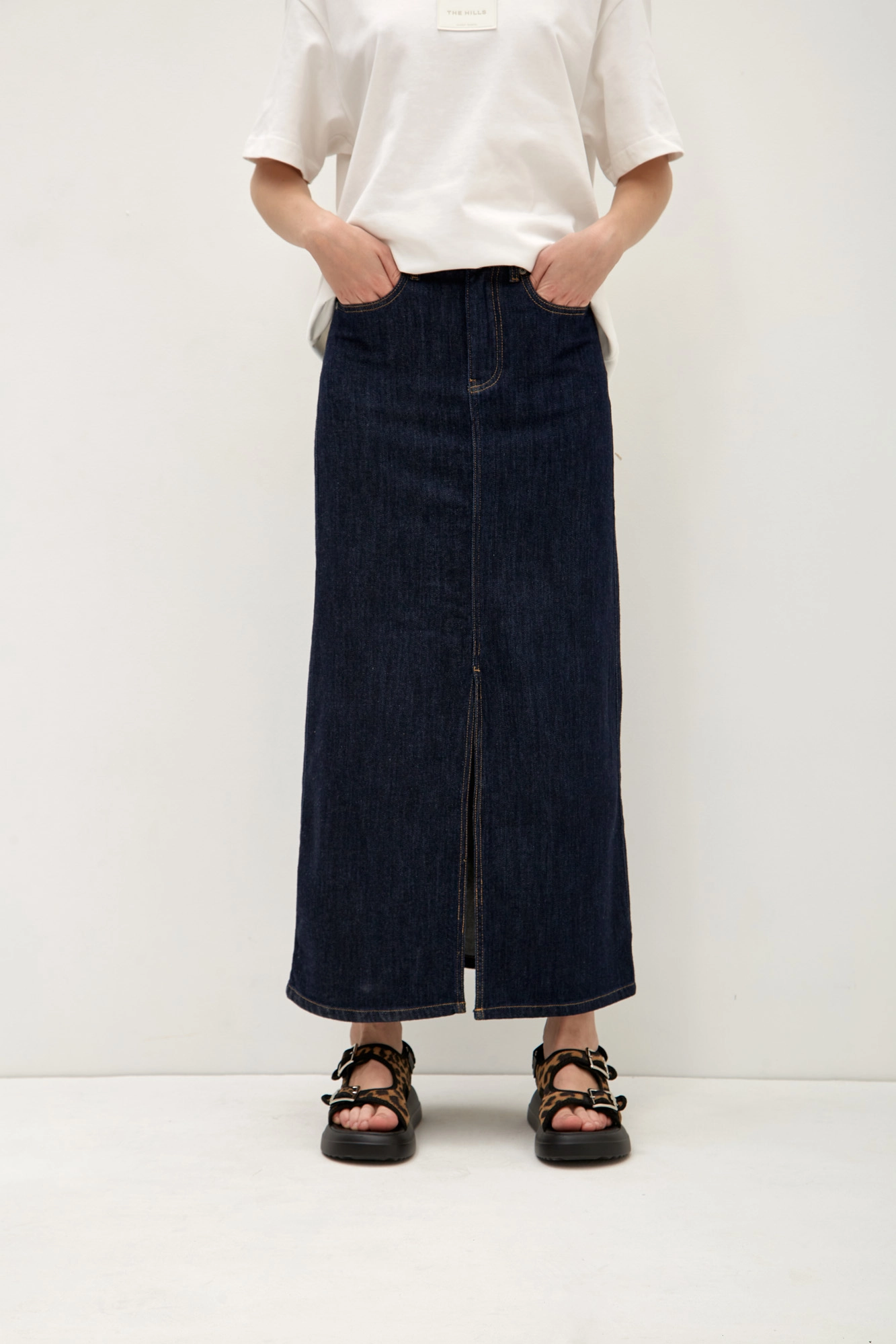 W-241-TK-56-1041 юбка джинсовая the hills 