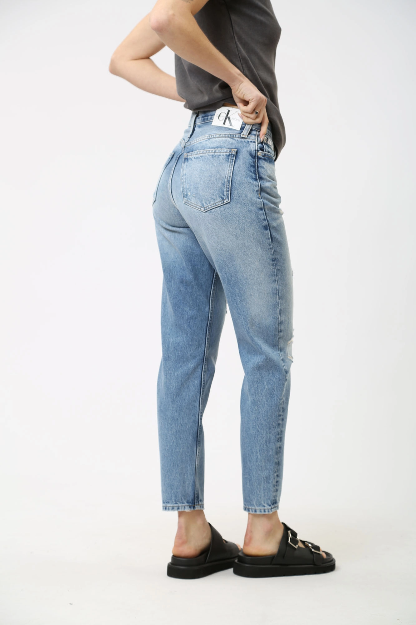 Mom jeans calvin klein hotsell