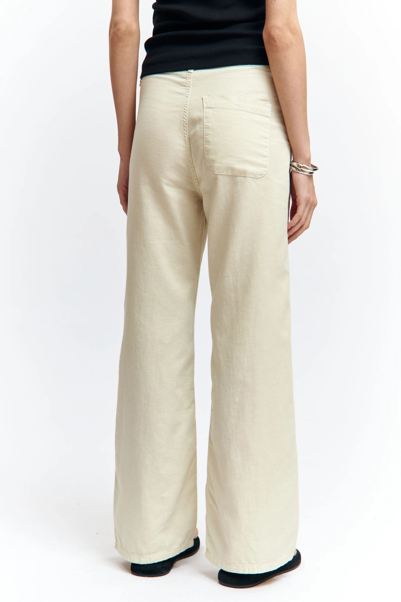 VW-OMA-55-447 брюки льняные van mich 