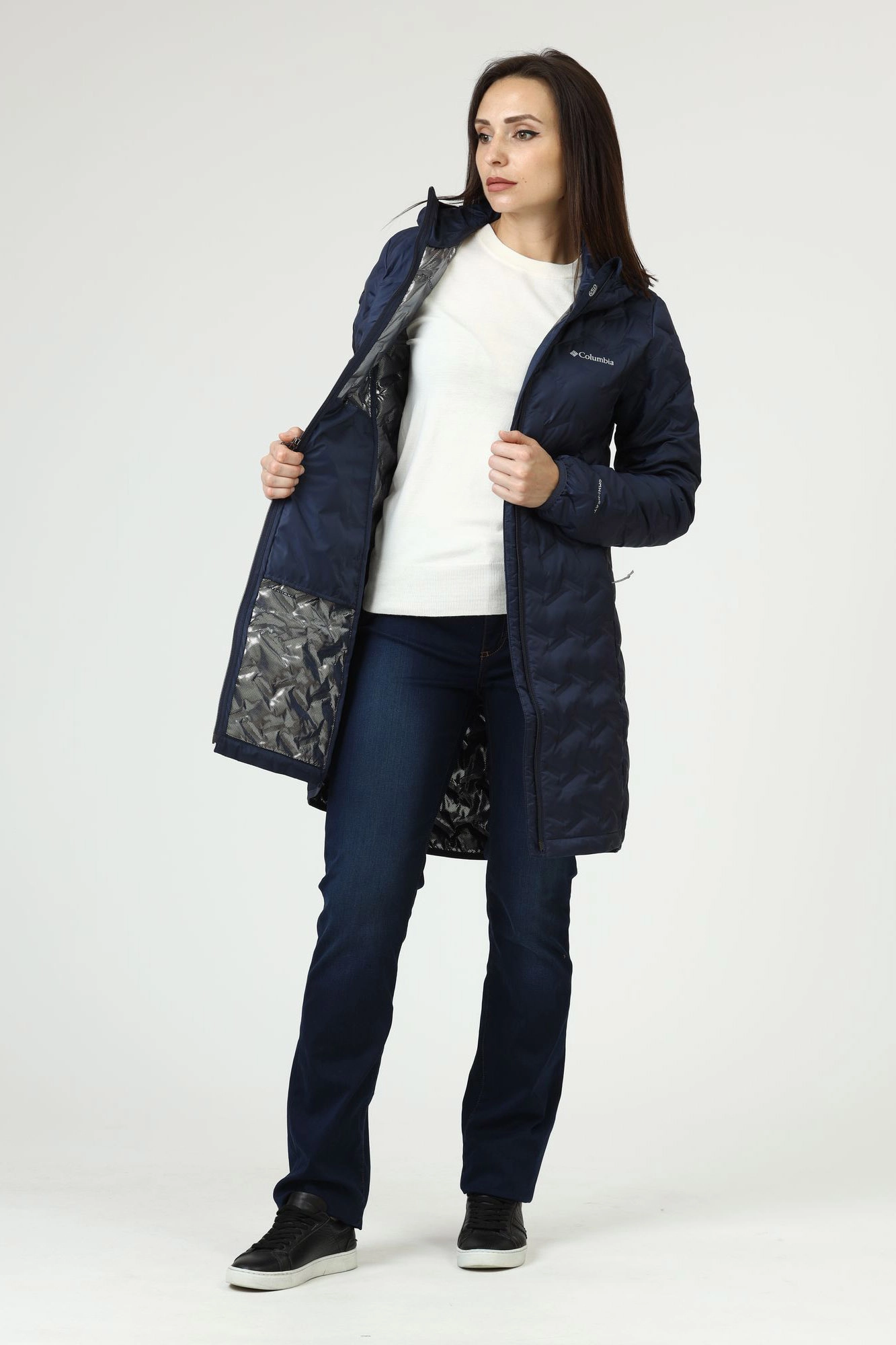 1909251 пальто delta ridge™ long down jacket columbia 