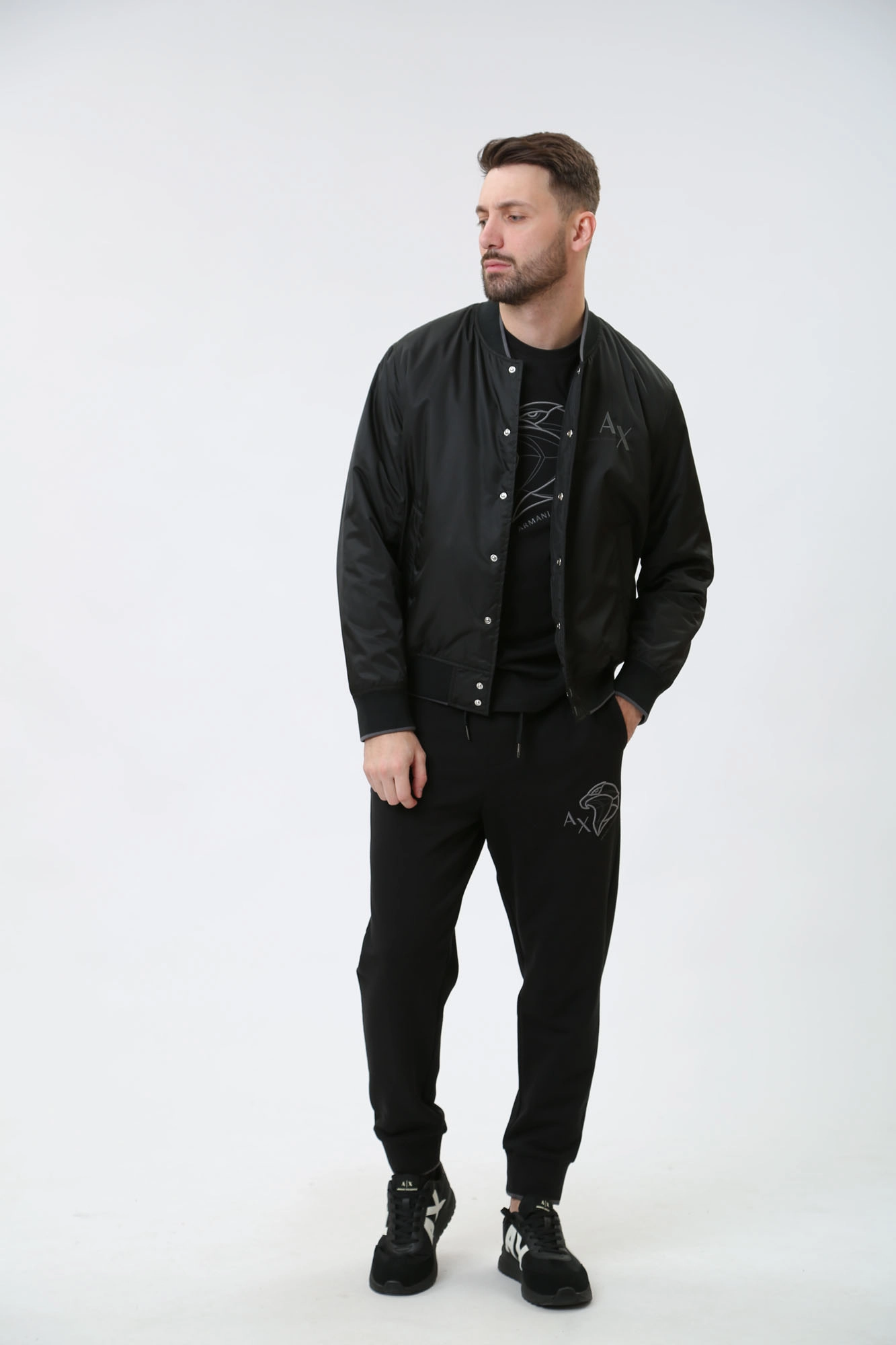Bomber jacket armani exchange deals