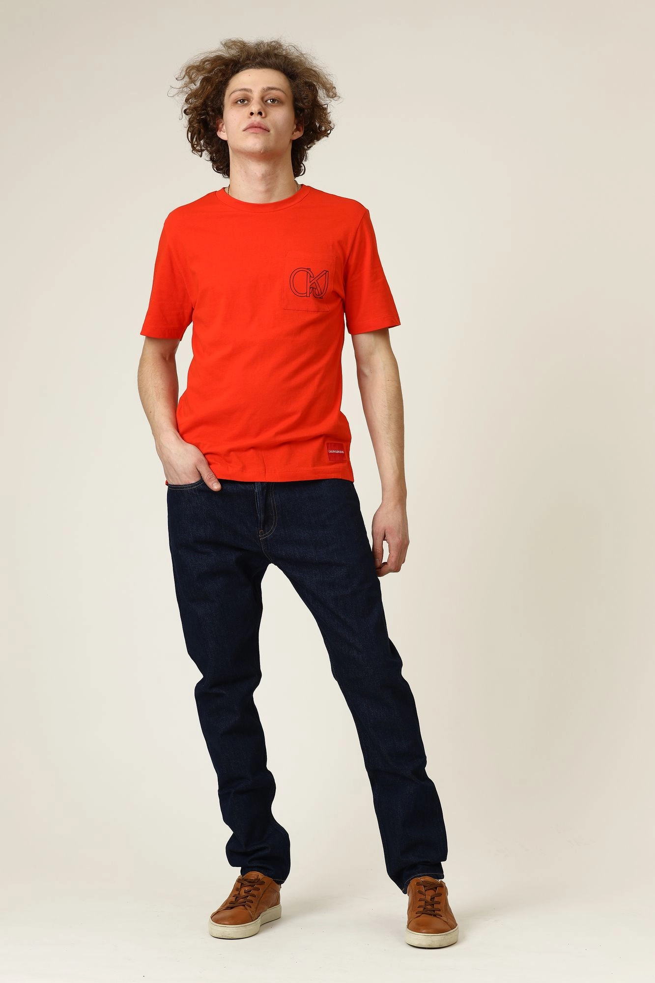 J30J308027_ Джинсы SLIM Calvin Klein Jeans Синий