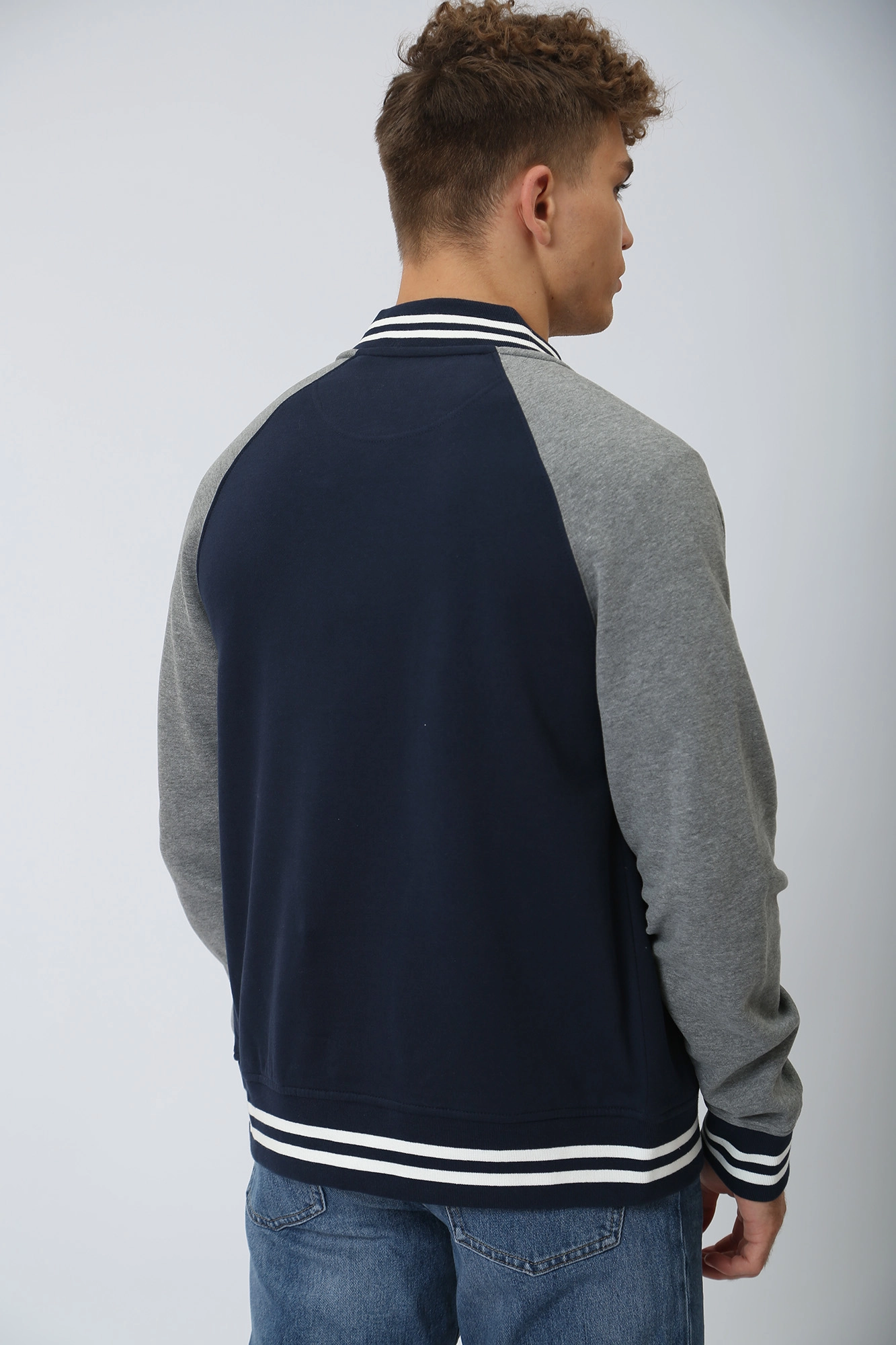 1013076 Бомбер Mustang Синий