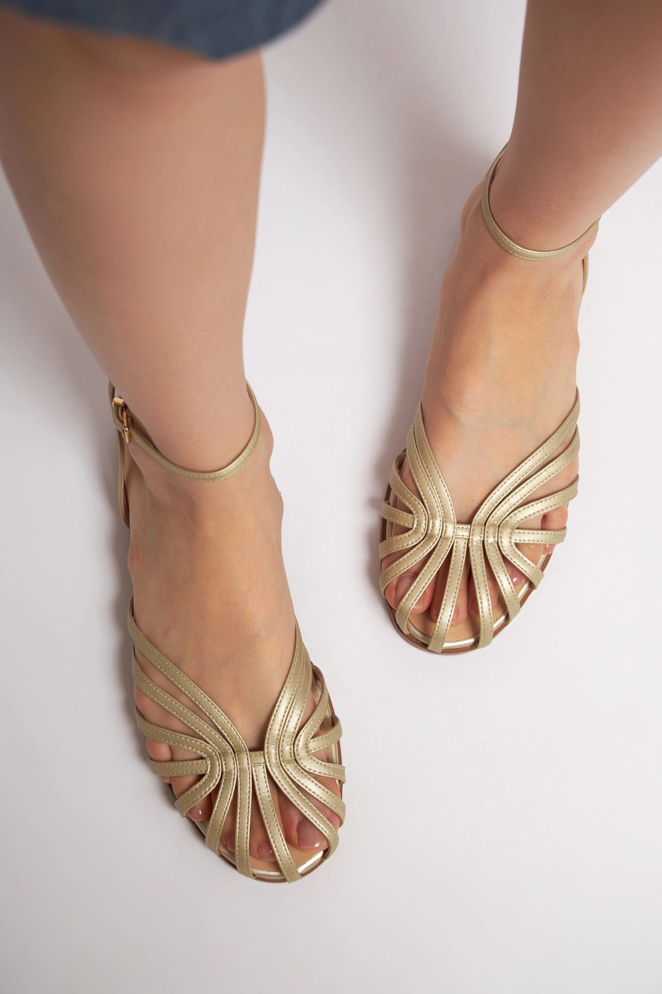 МС01SK-GL Босоножки Marc Cony Золотой