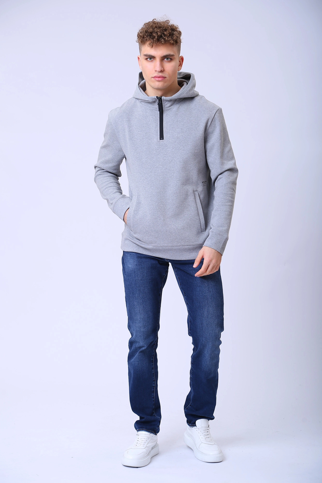 30034956_10015784 Худи Strellson Серый