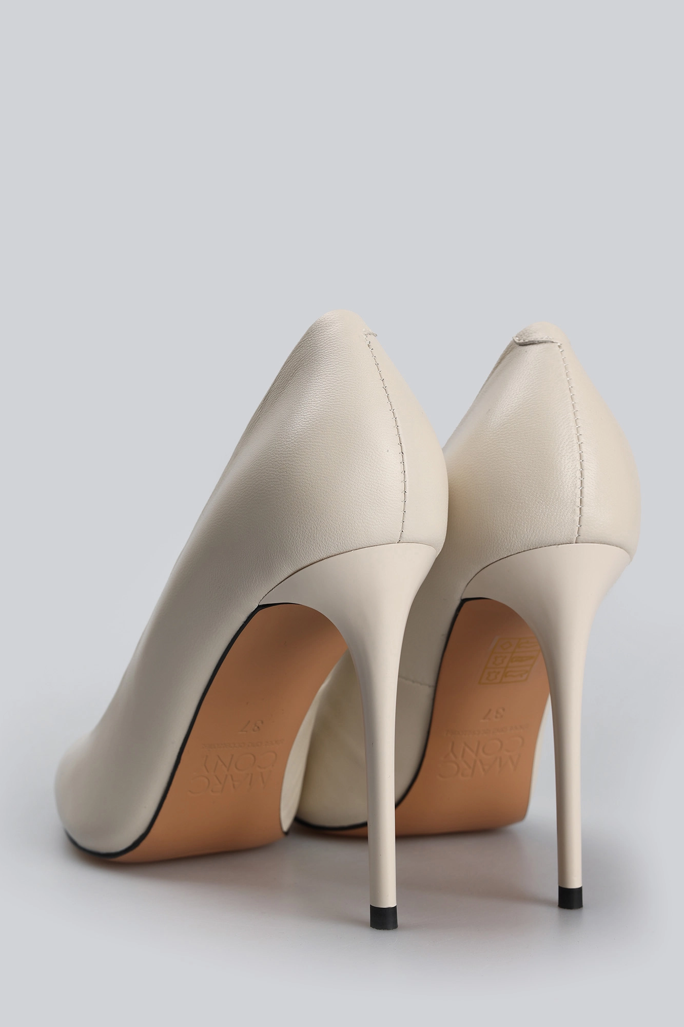 MC14307-WL/8 нат.кожа Туфли лодочки жен кожа молоч Лодочки Marc Cony Бежевый