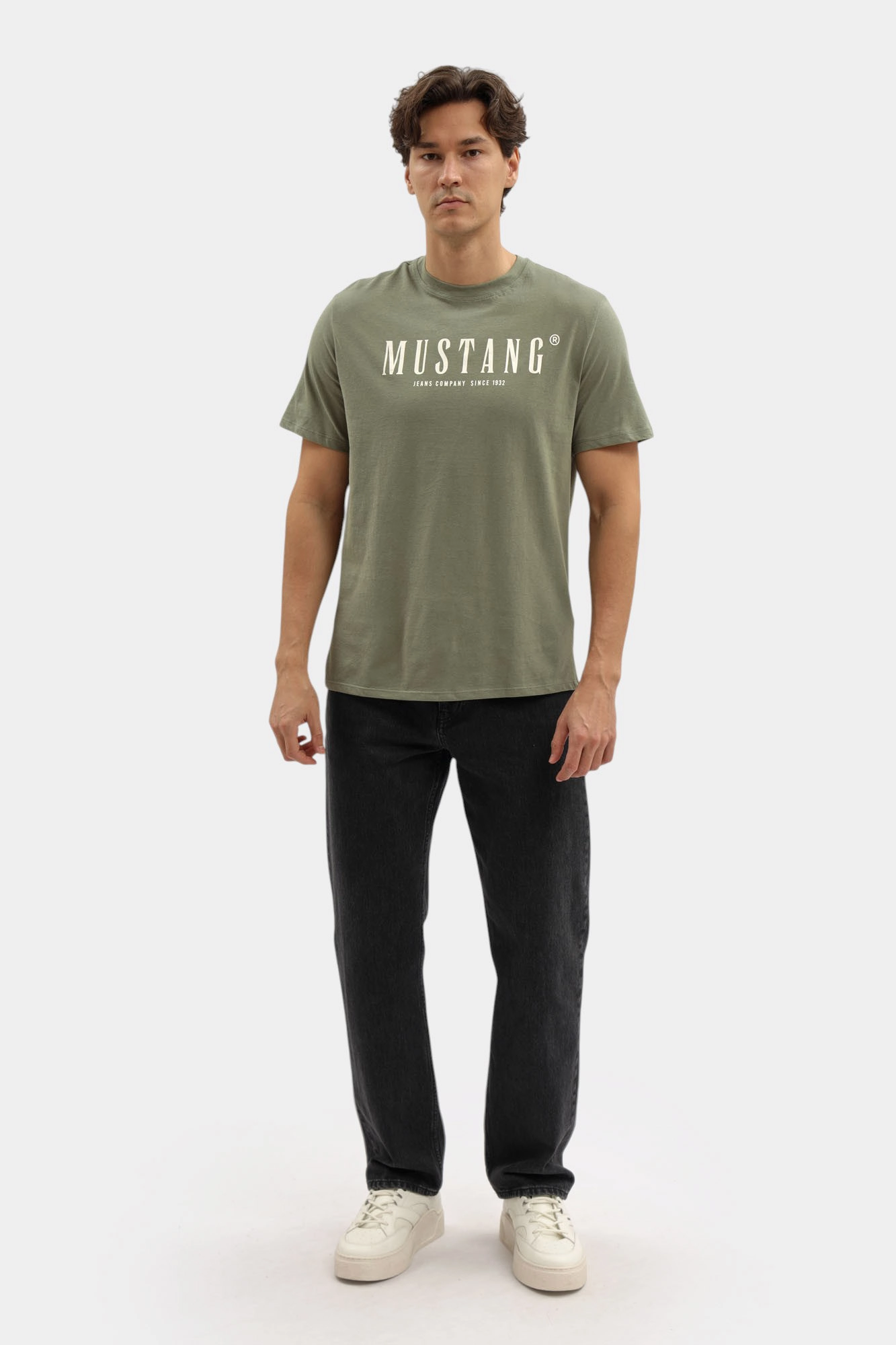 1016853 Футболка Mustang Зеленый