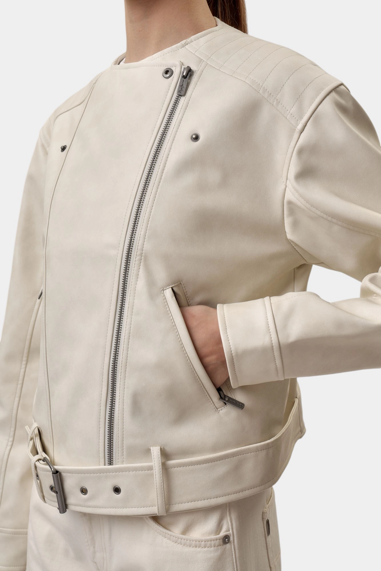 PL402548 куртка экокожа pepe jeans 