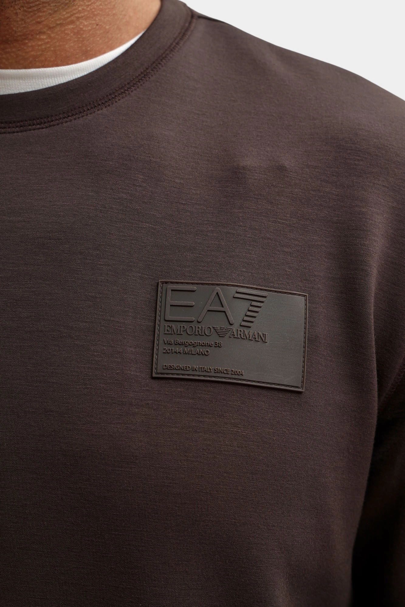 7X000129_AF13790 Свитшот EA7 Коричневый