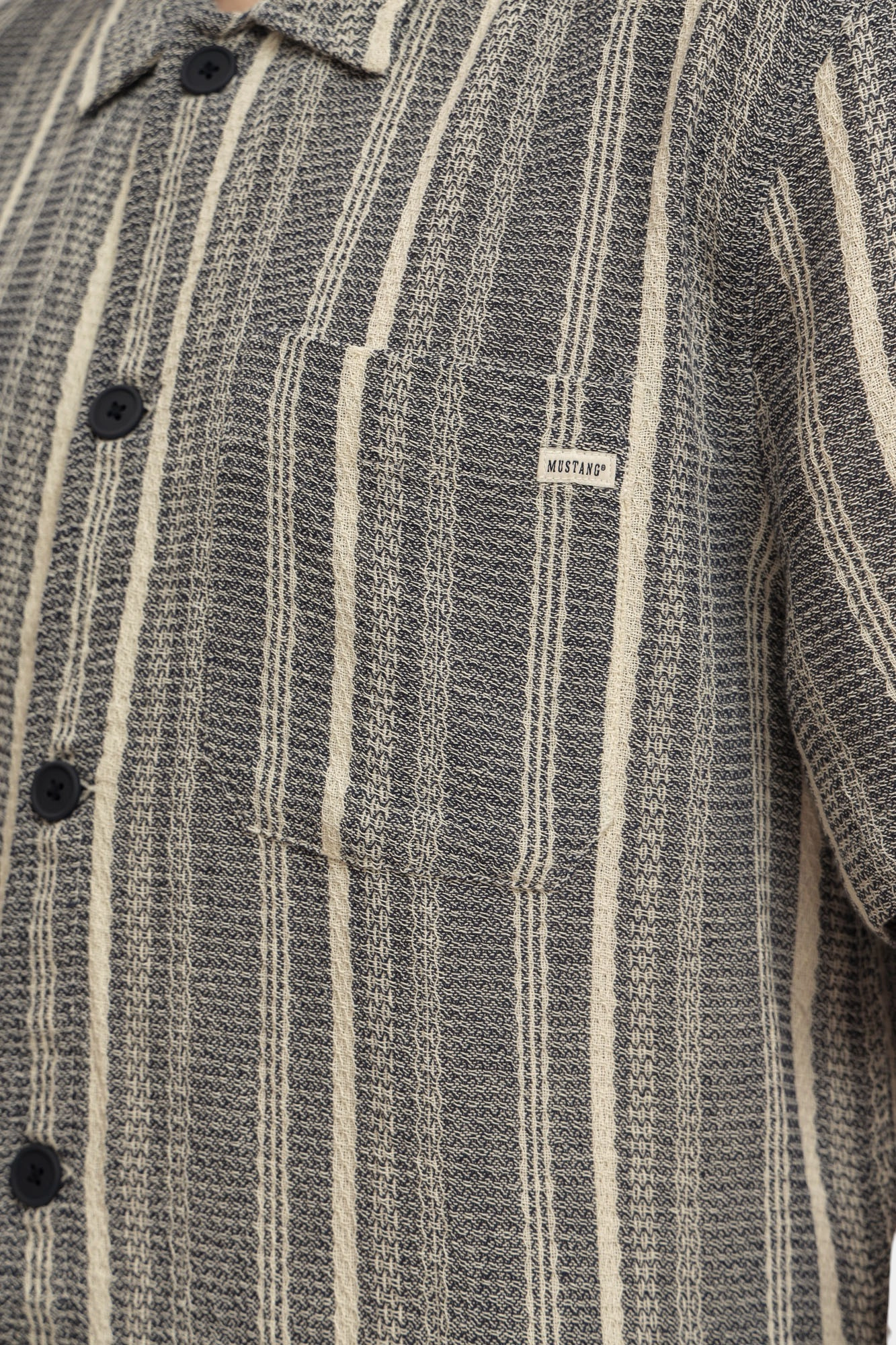 1016475 Рубашка Mustang Серый