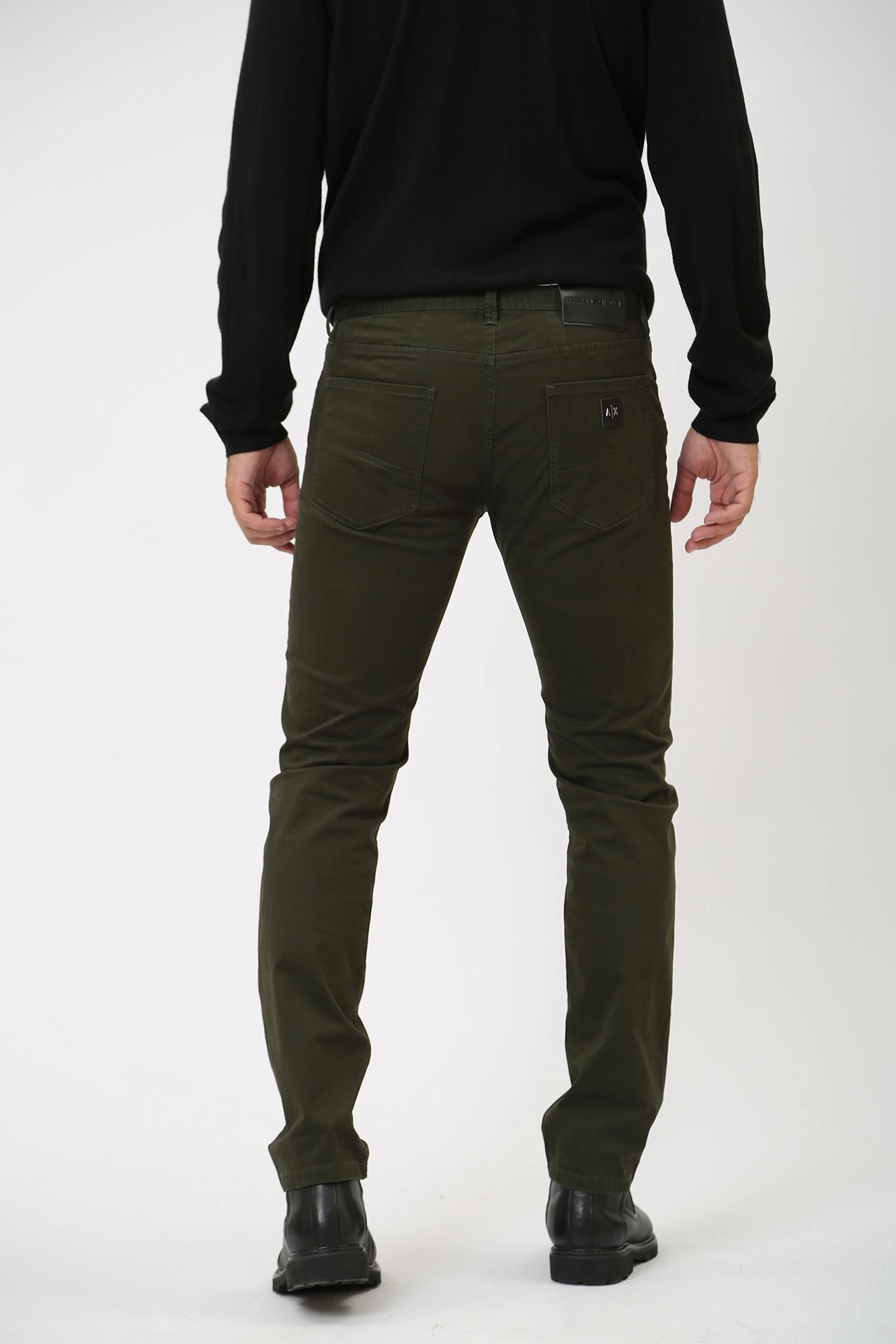 6RZJ13_ZN2LZ Брюки 5-карманные Armani Exchange Зеленый