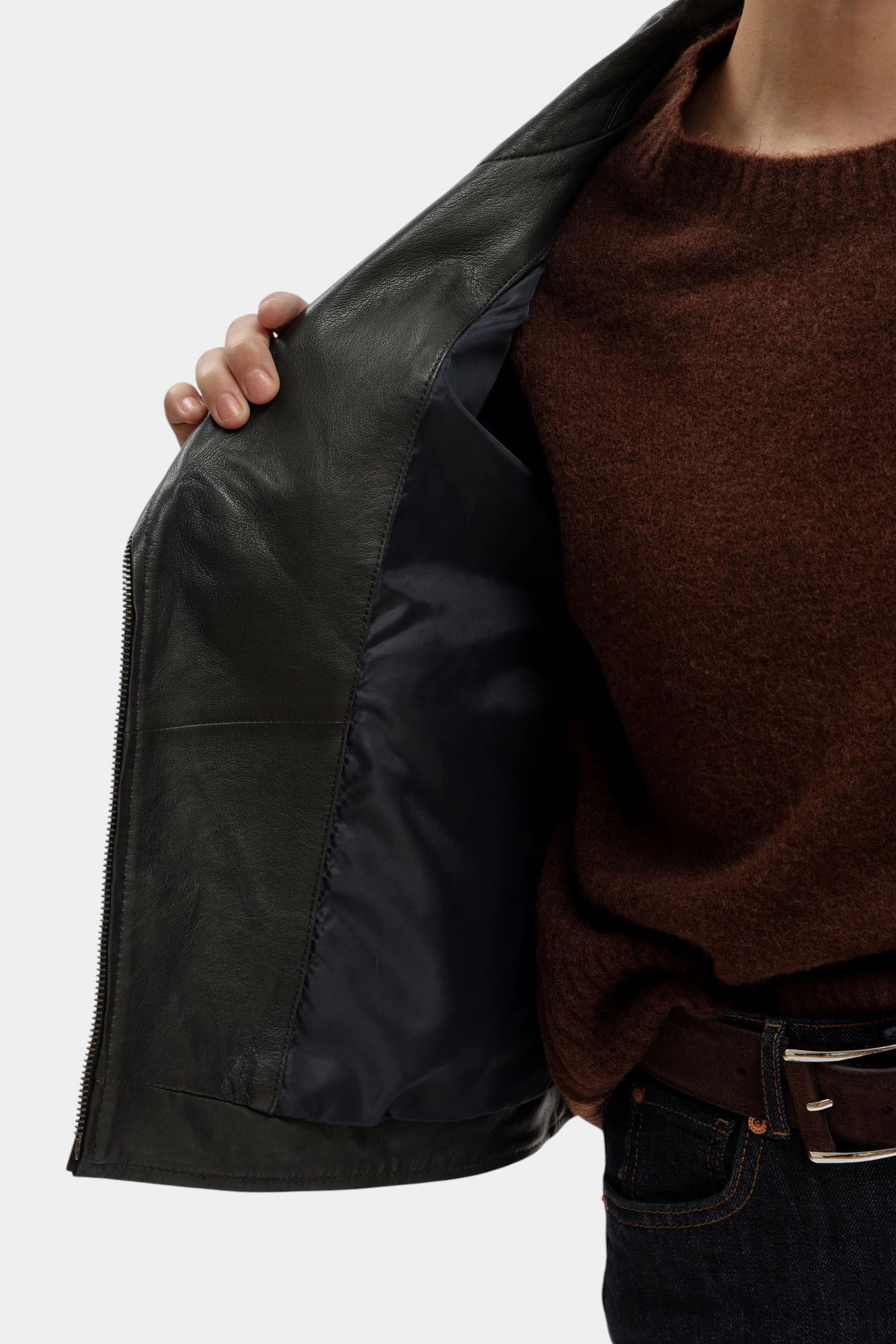 PL4024363 куртка кожаная pepe jeans 