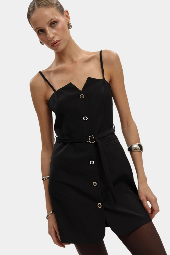 Ботильоны Marc Cony Натуральная кожа Черный