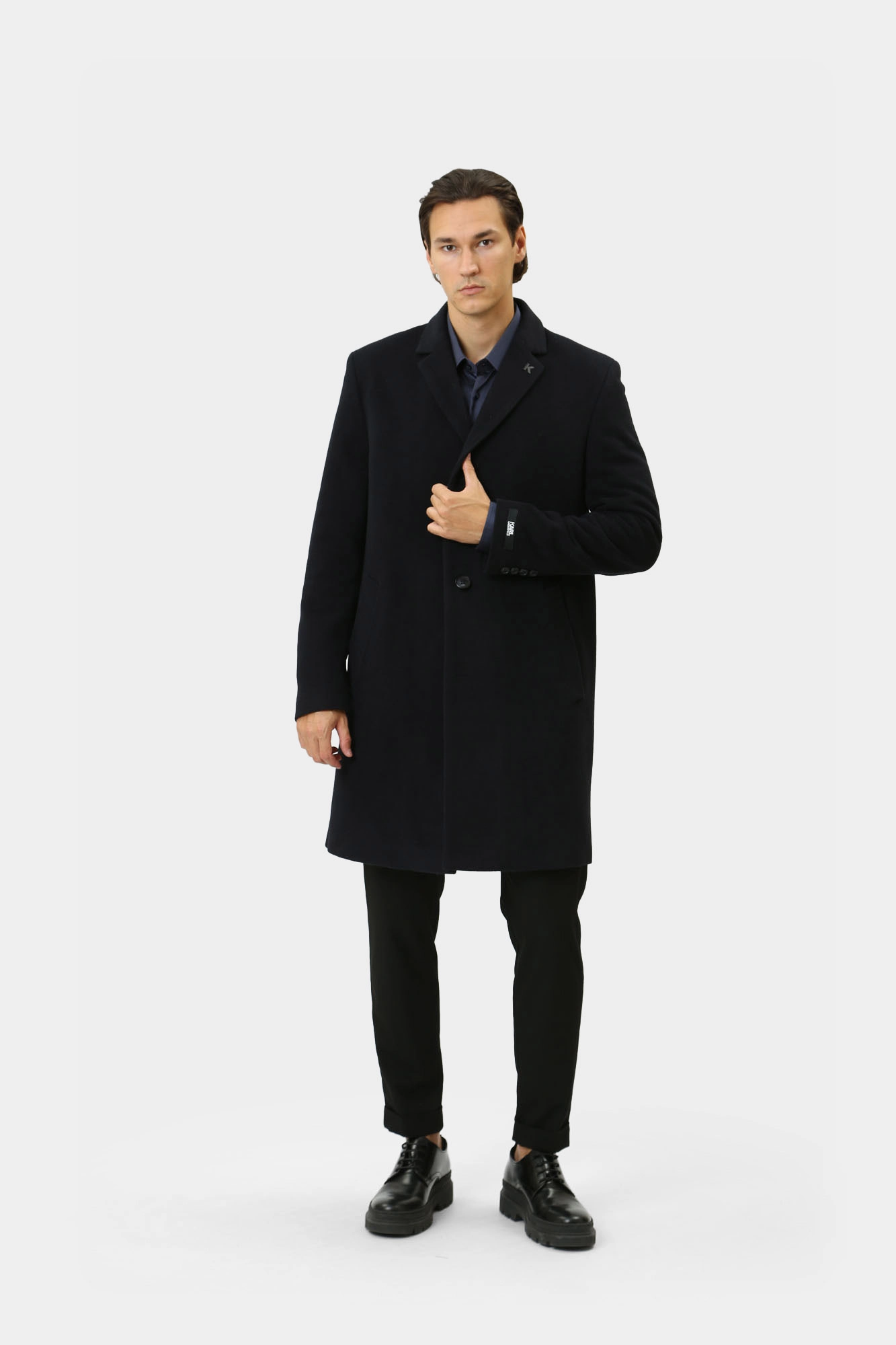 544798_455710 Пальто Karl Lagerfeld Синий