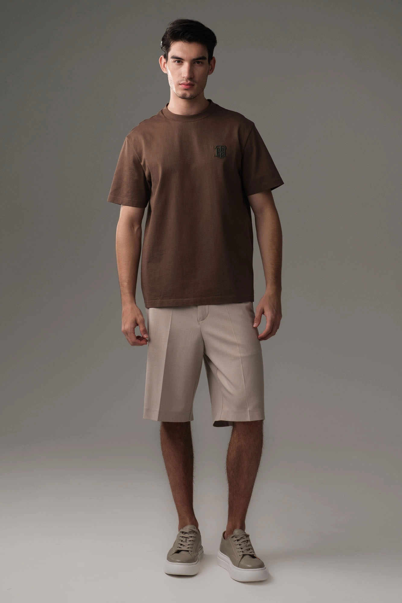 M-251-MA-22-8009 Футболка The Hills Коричневый