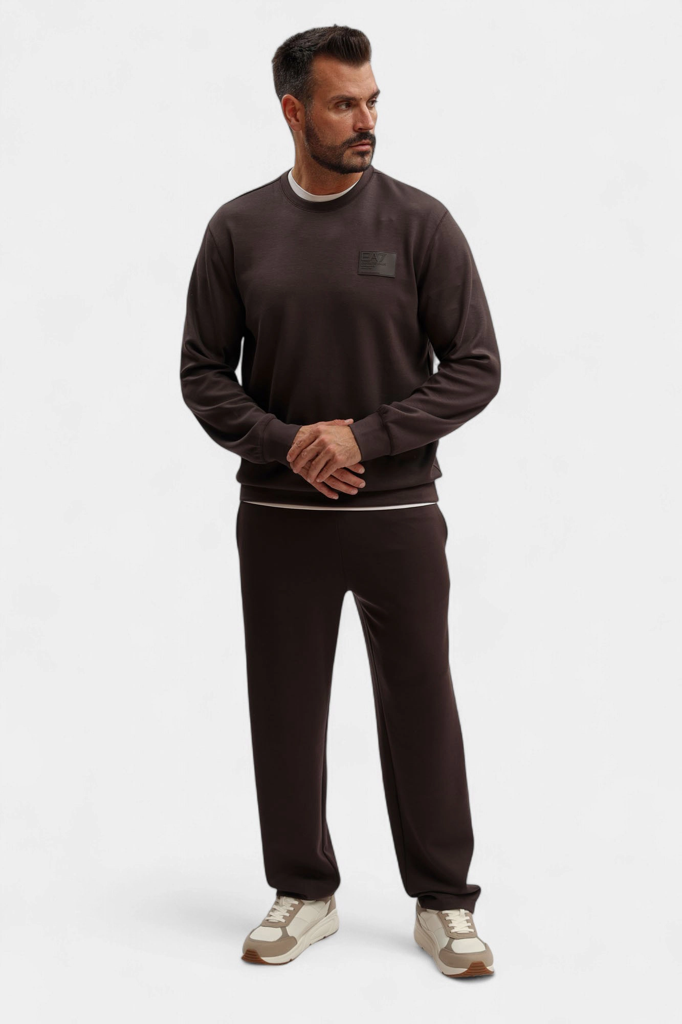 7X000129_AF13790 Свитшот EA7 Коричневый