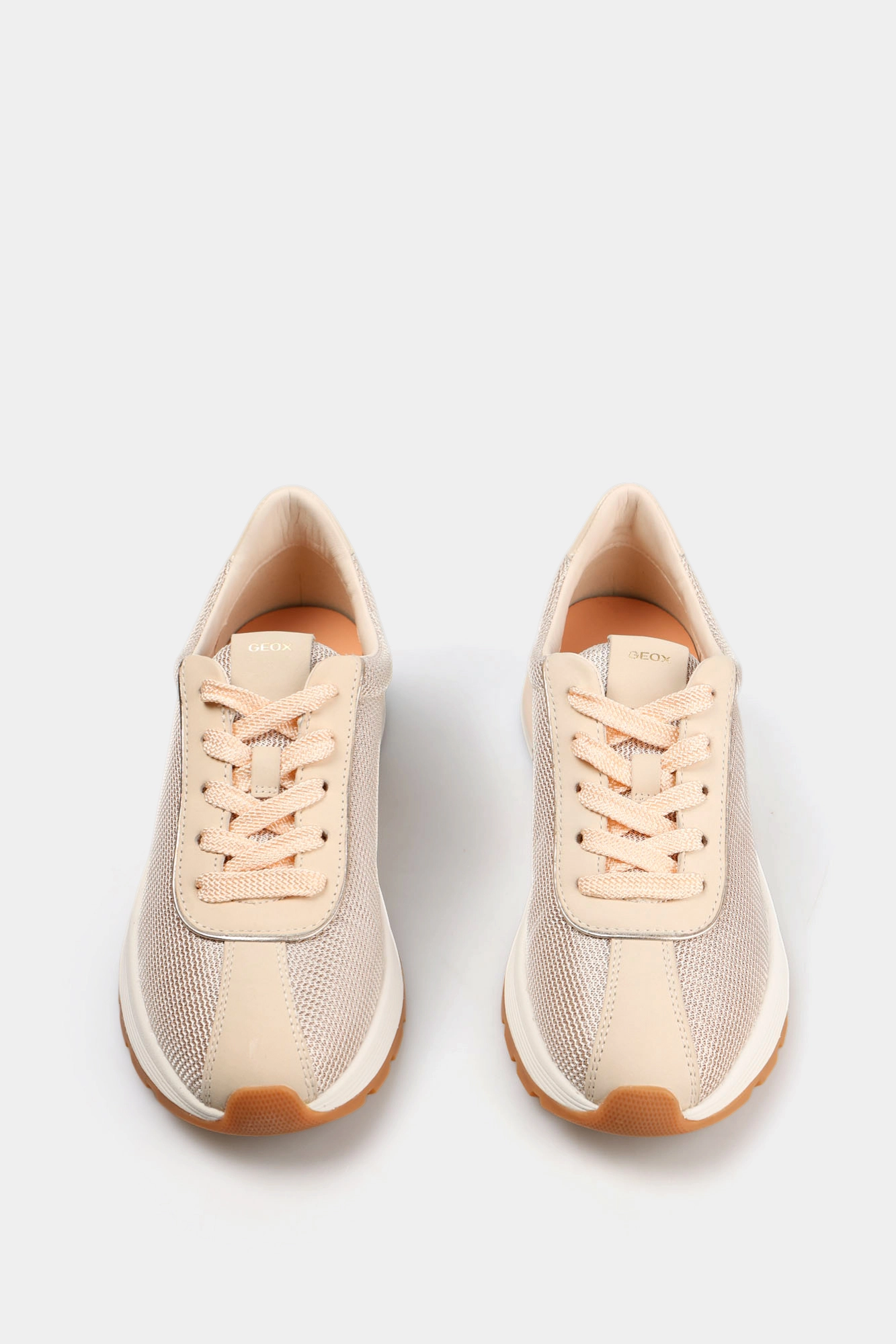 D655JA0LY66 Кроссовки Geox Бежевый