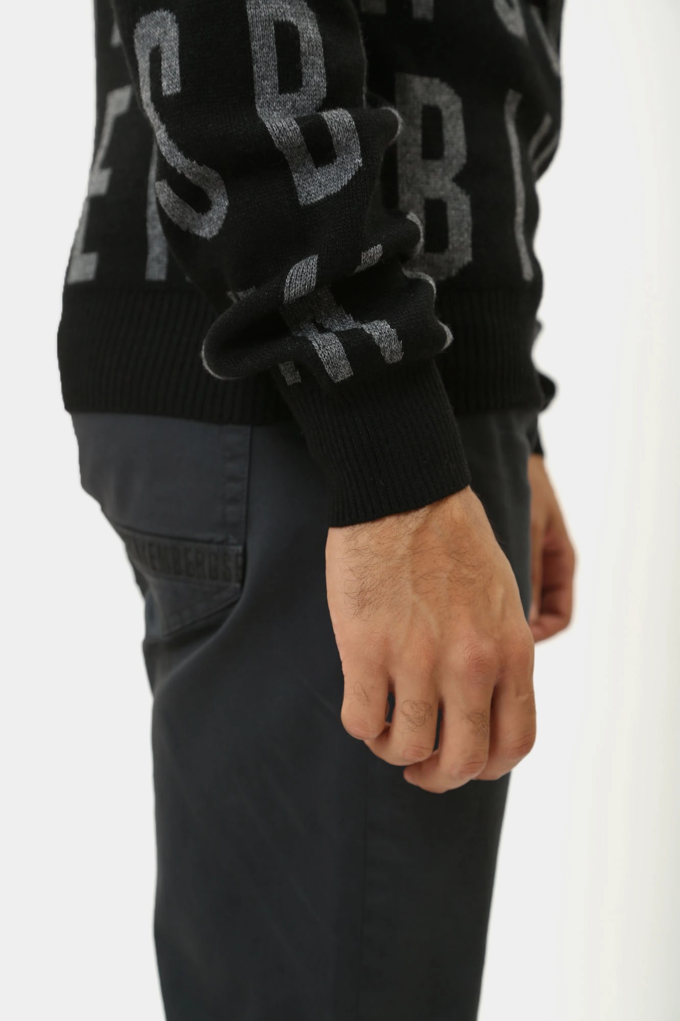 PBMM0377 Джемпер Bikkembergs Черный