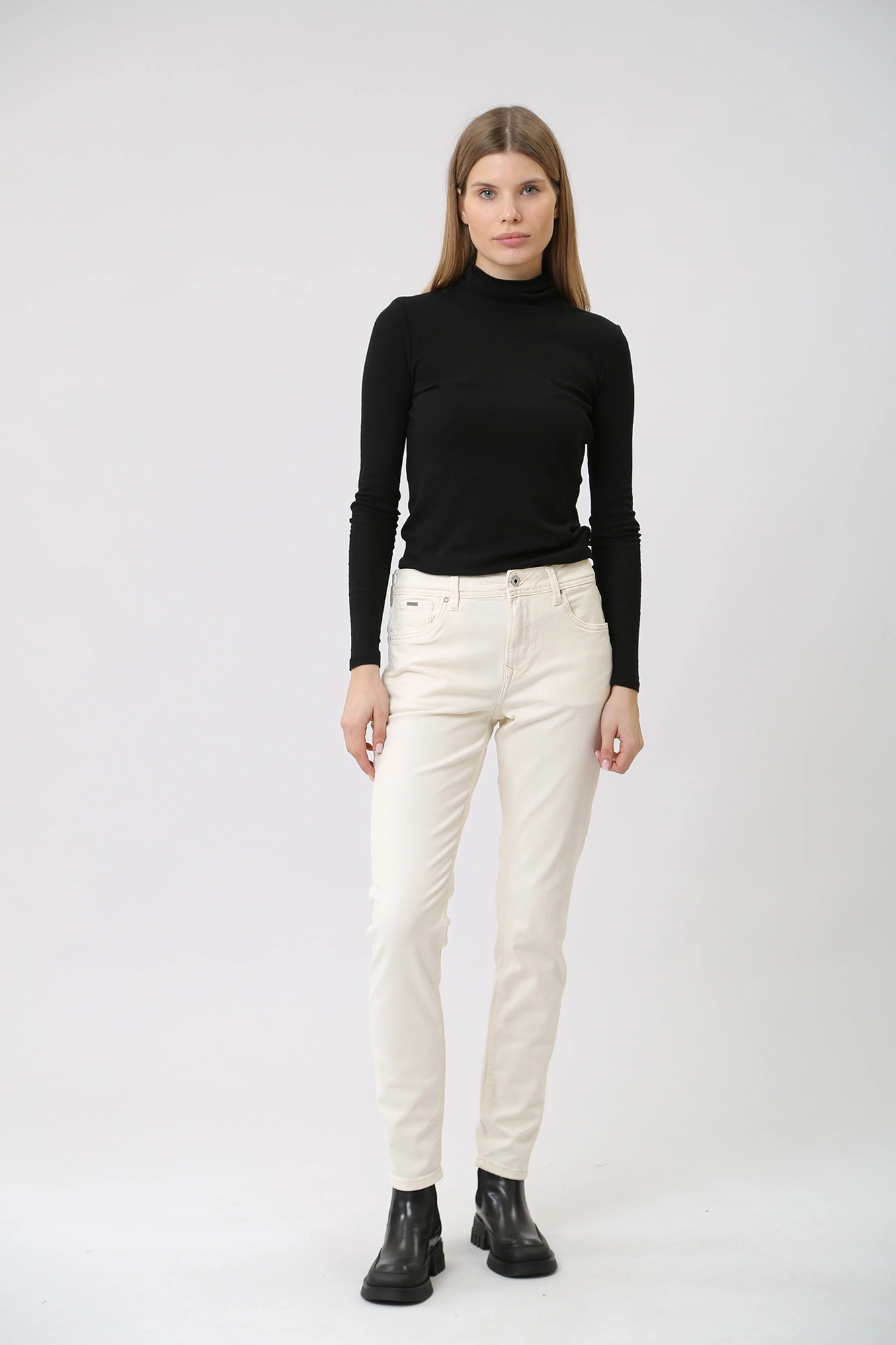 PL204591WI5 джинсы tapered jeans hw  pepe jeans 