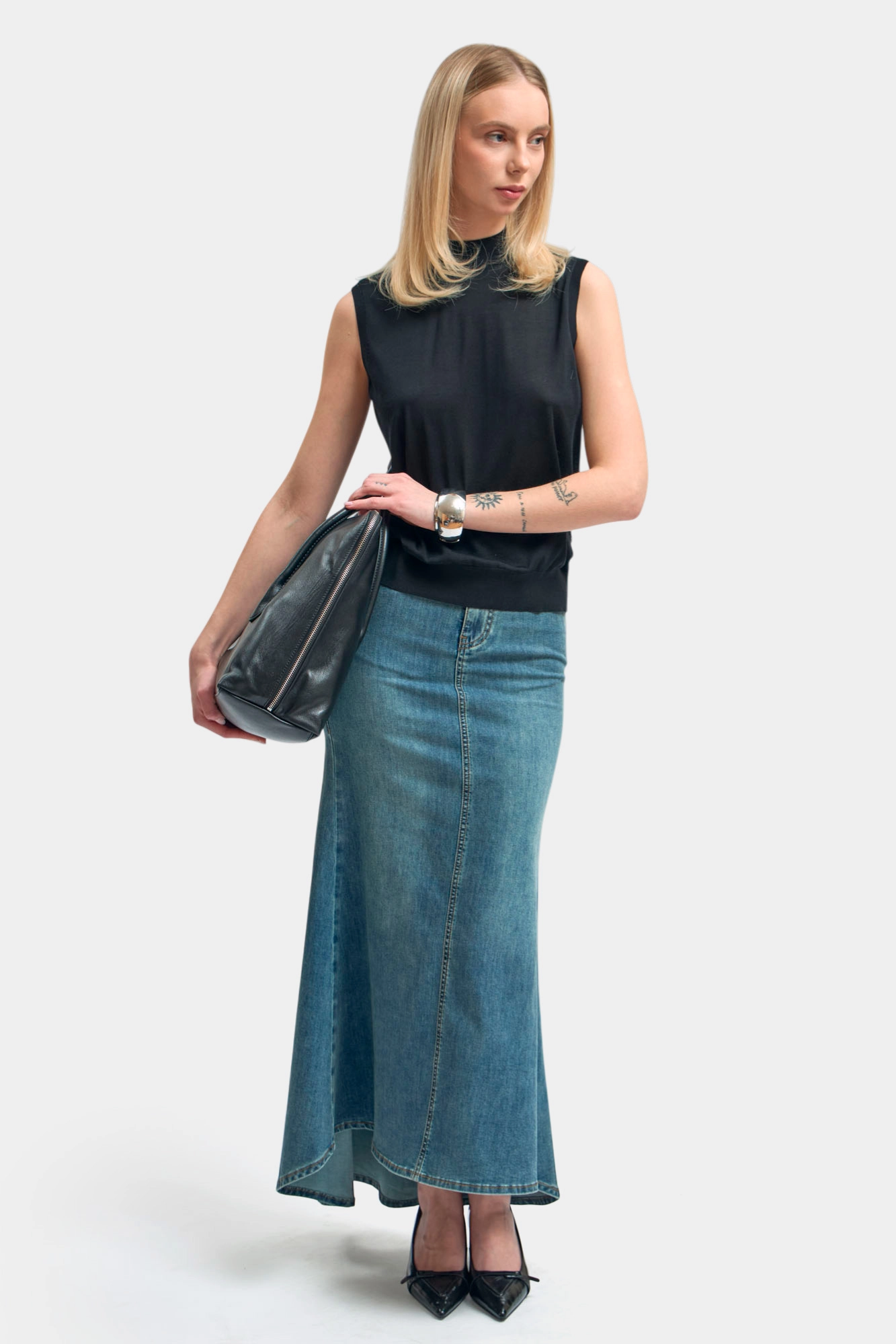 W-261-FT-56-5281A юбка джинсовая the hills