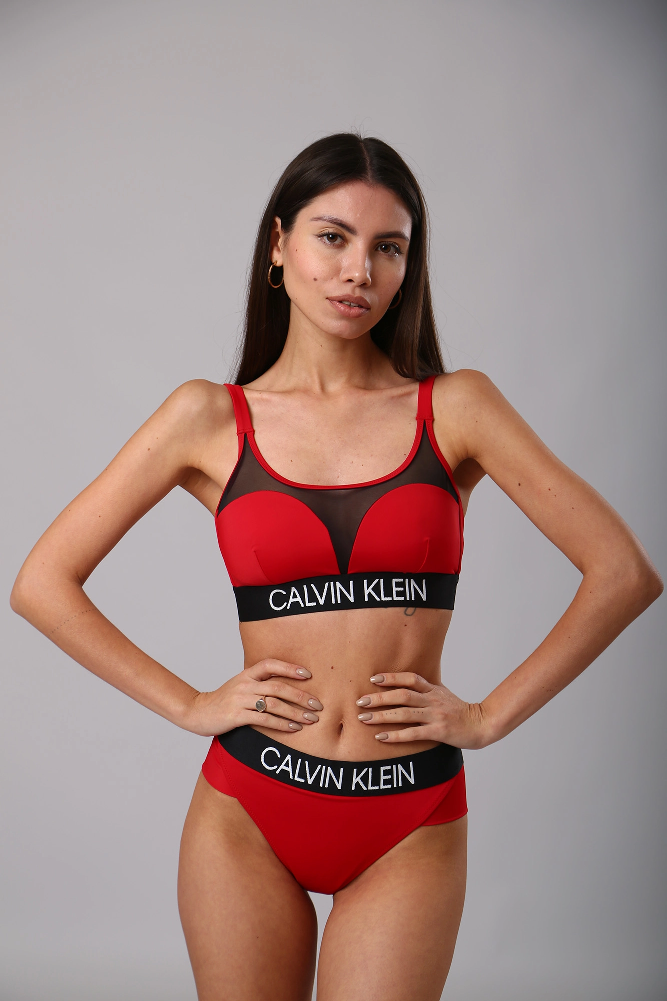 Calvin klein red underwear top