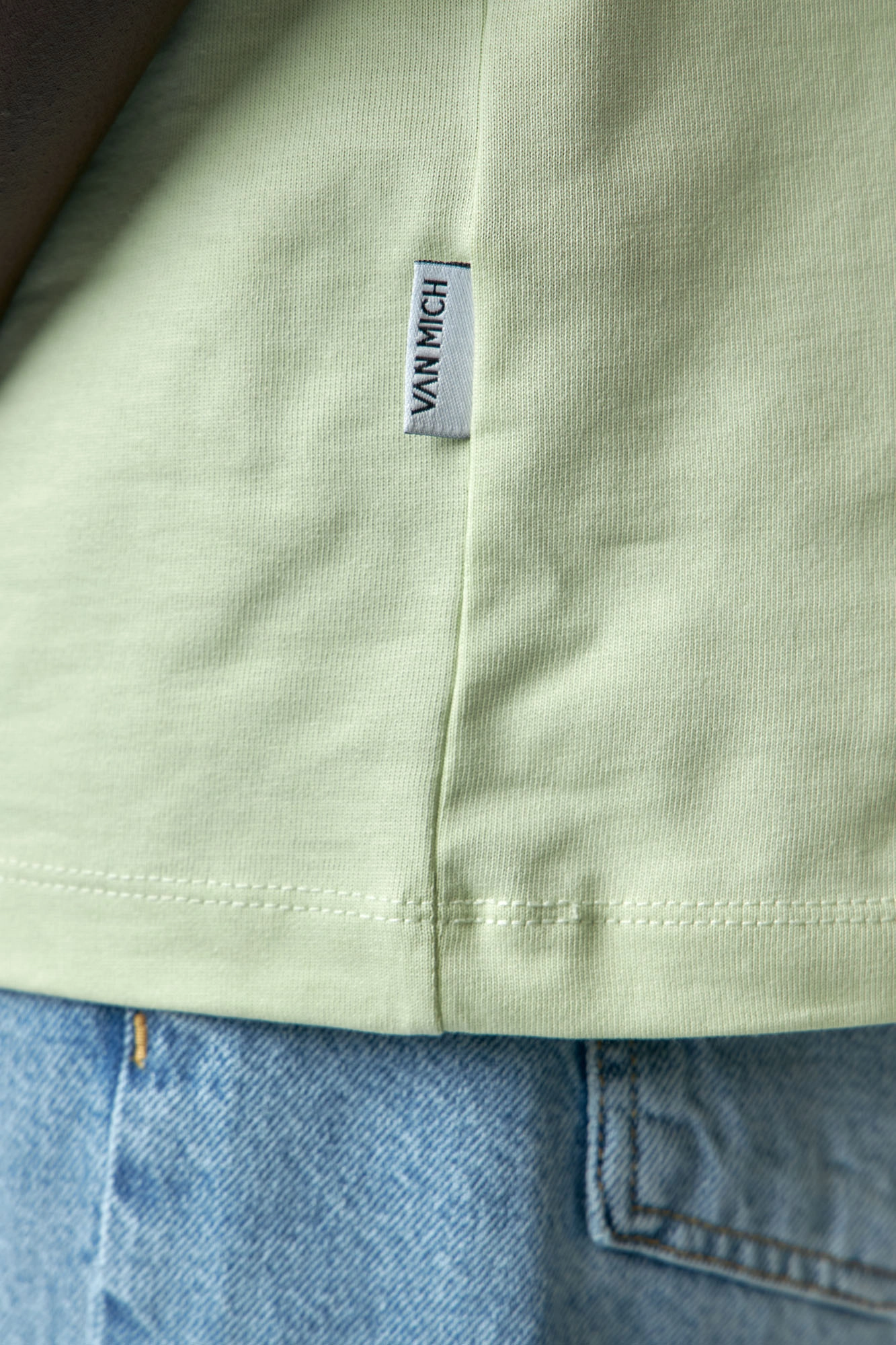 VM-ERK-22-424 Футболка Van Mich Зеленый