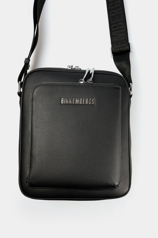 Кошелек Bikkembergs Натуральная кожа Черный