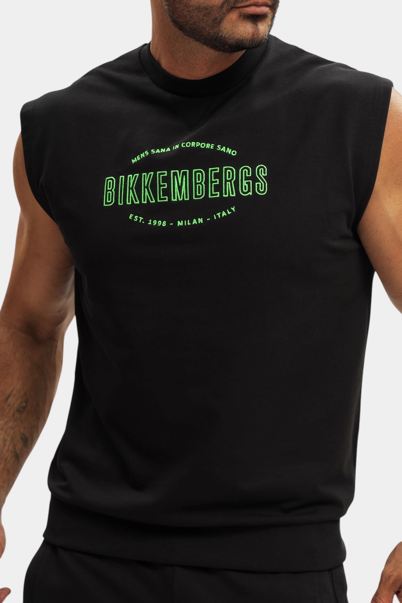 BMF0844 Майки Bikkembergs Черный