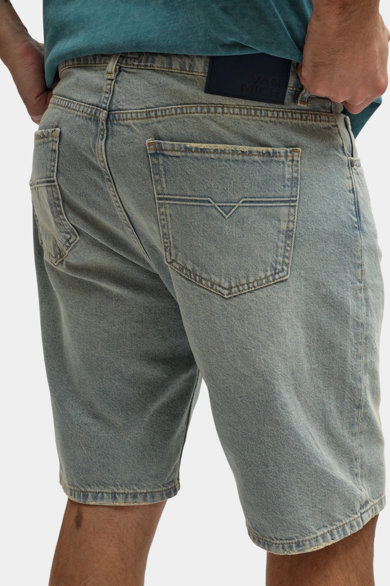 VM-OMA-33-614 Шорты джинсовые Van Mich Голубой