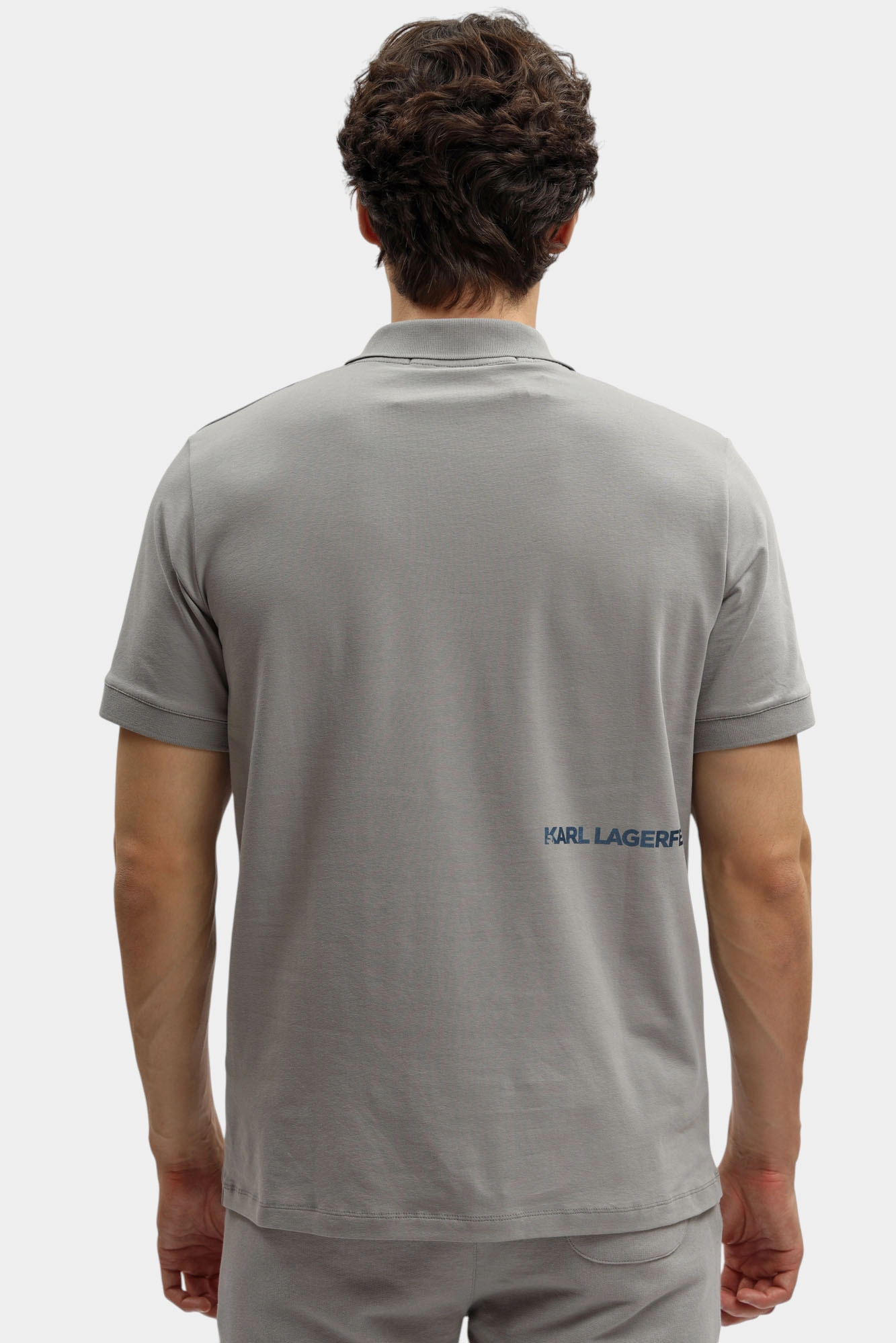 554235_745401 Поло Karl Lagerfeld Серый