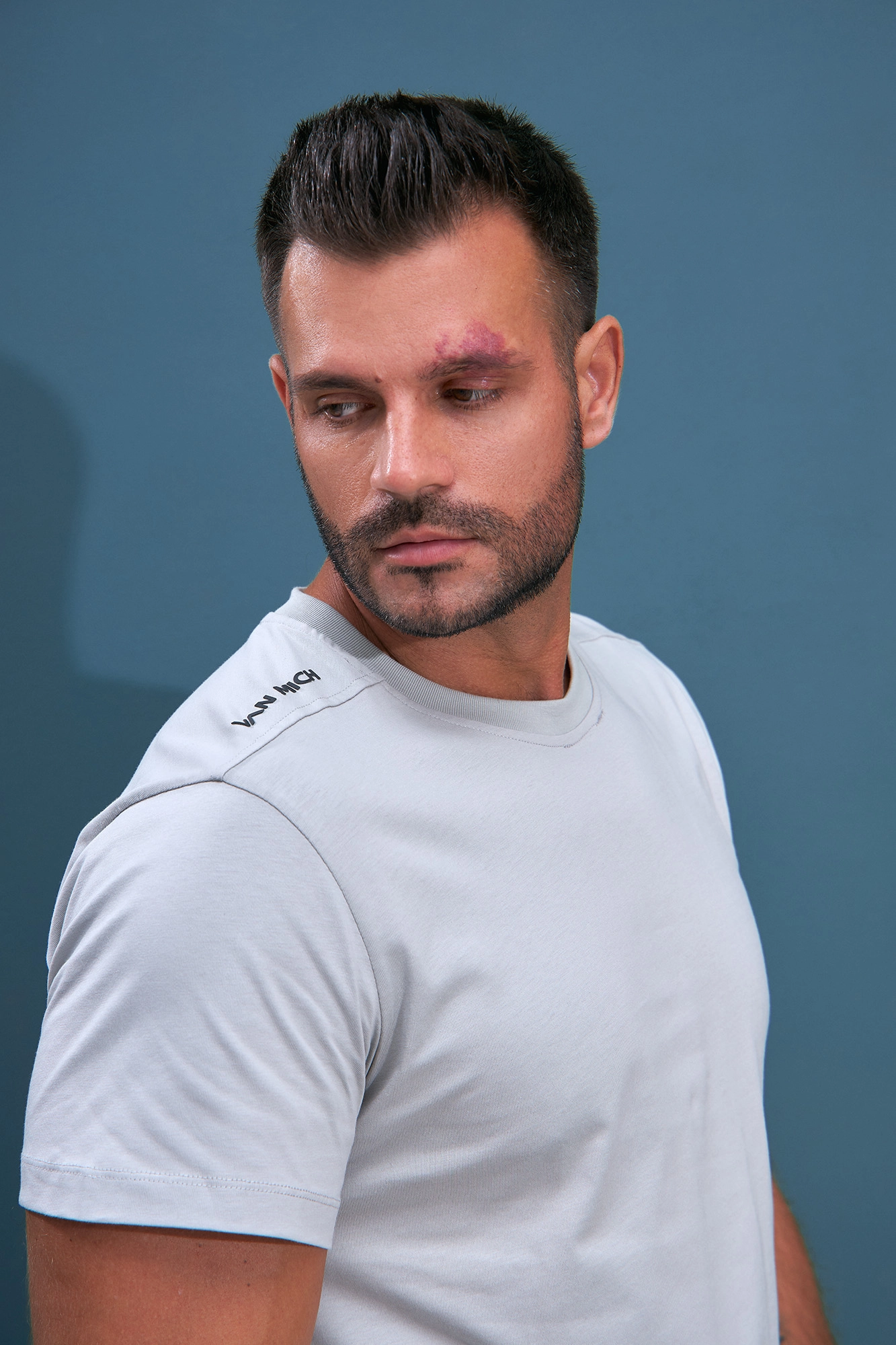 VM-232-22-019 Футболка Van Mich Серый