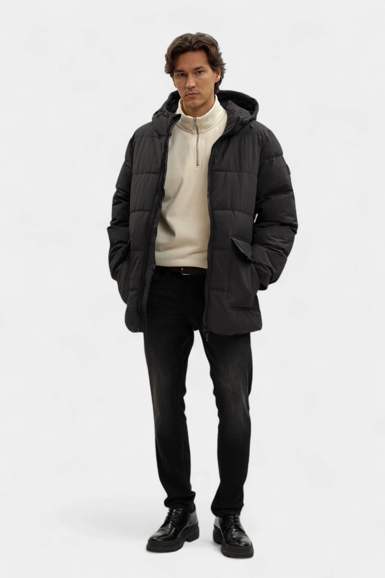 1016896 Куртка тёплая Mustang Черный