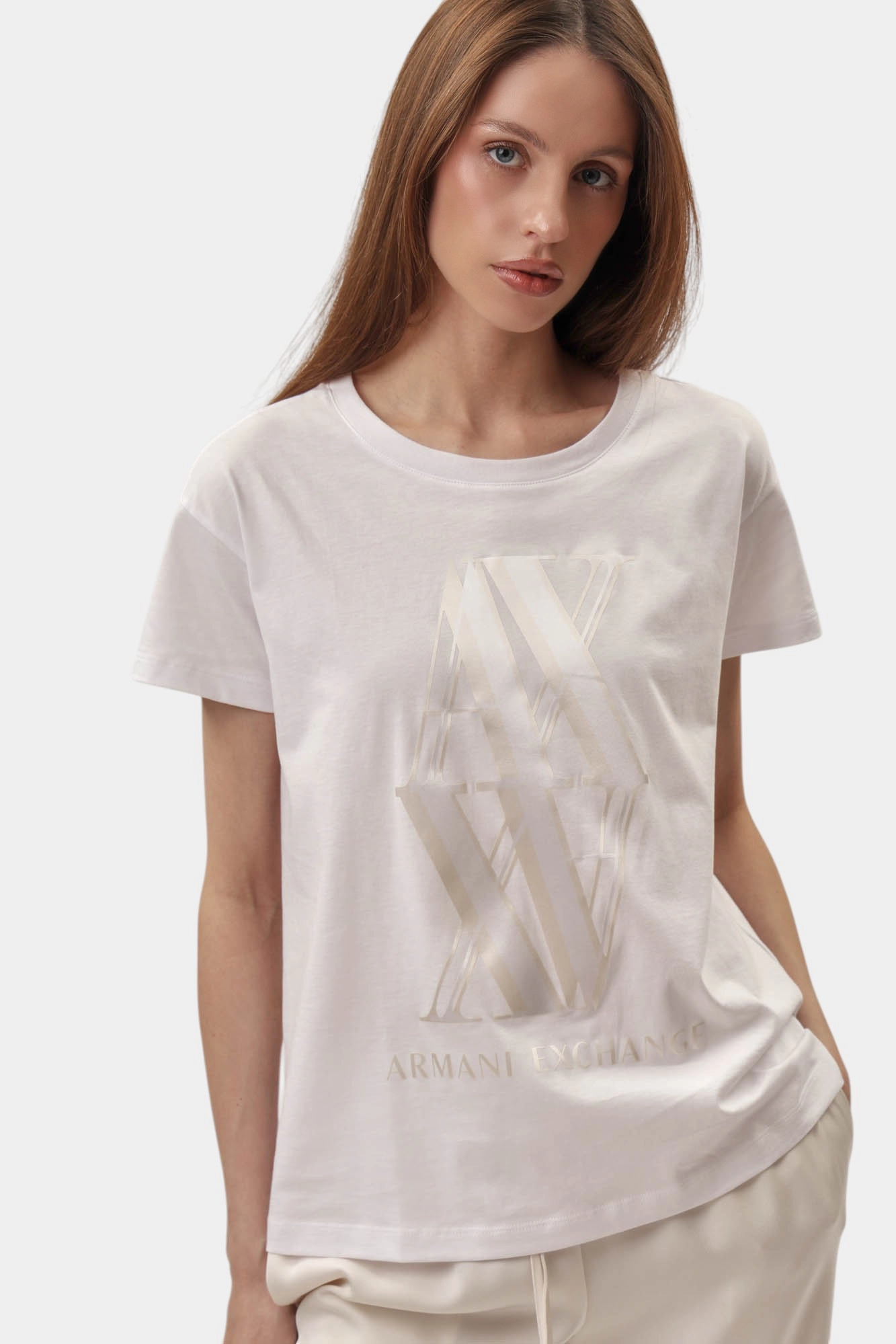 XW000515_AF10359 футболка armani exchange 