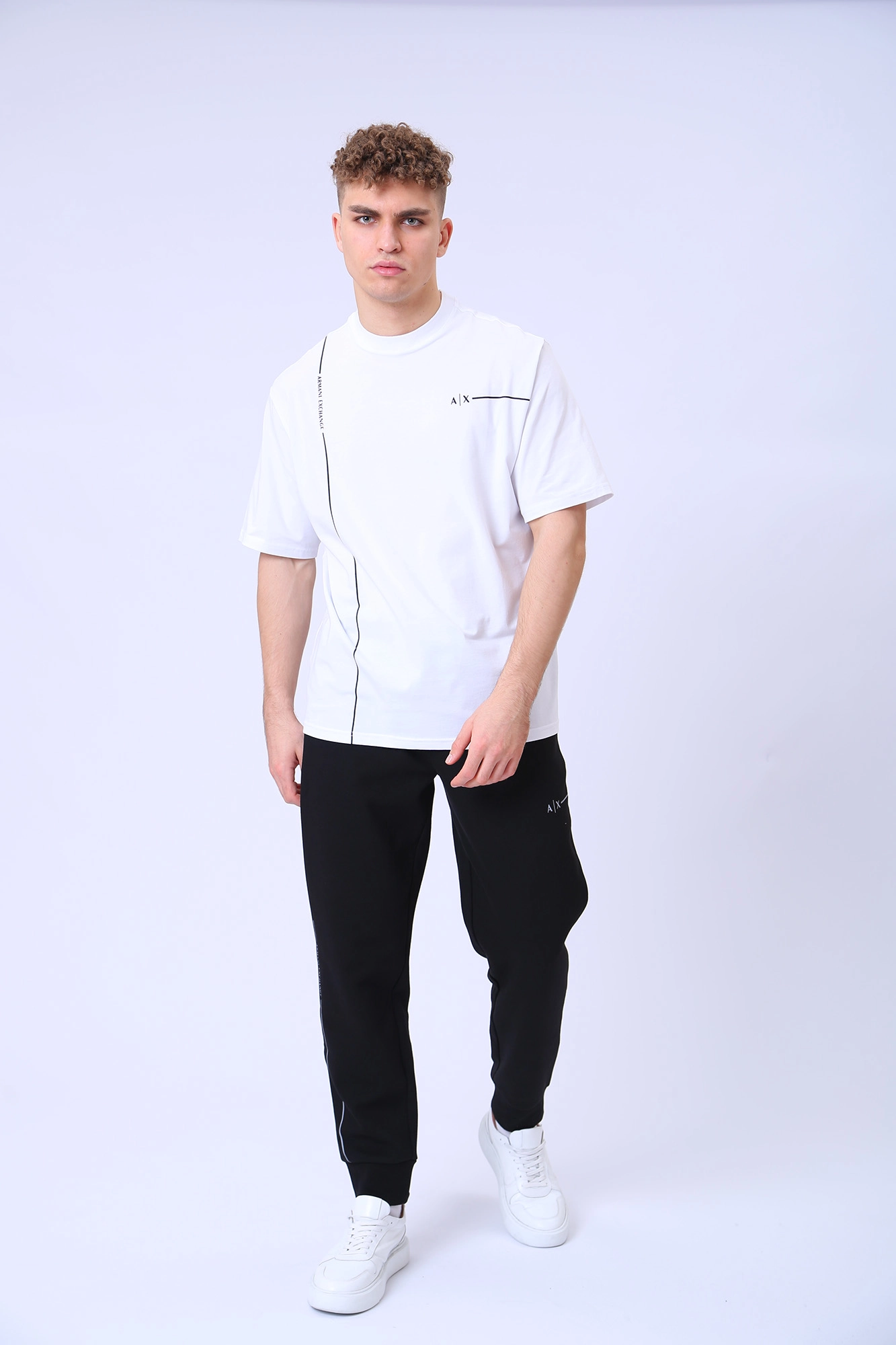 3RZPBB_ZJCAZ Брюки спортивные Armani Exchange Черный