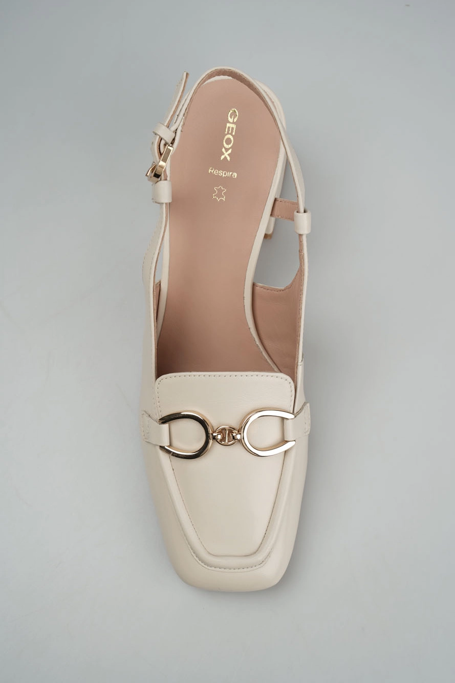 D55D1A000TUC Слингбэки Geox Бежевый