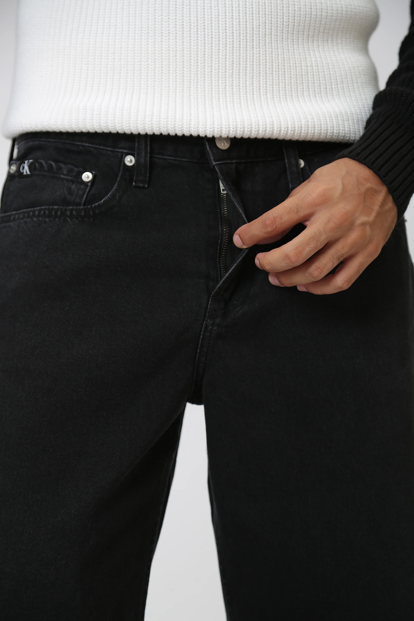 J30J323890 Джинсы Calvin Klein Jeans Черный