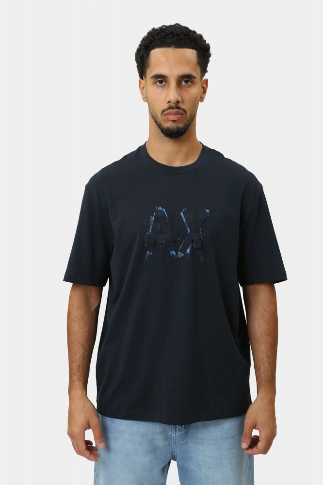 Брюки джинсовые Armani Exchange Хлопок Синий