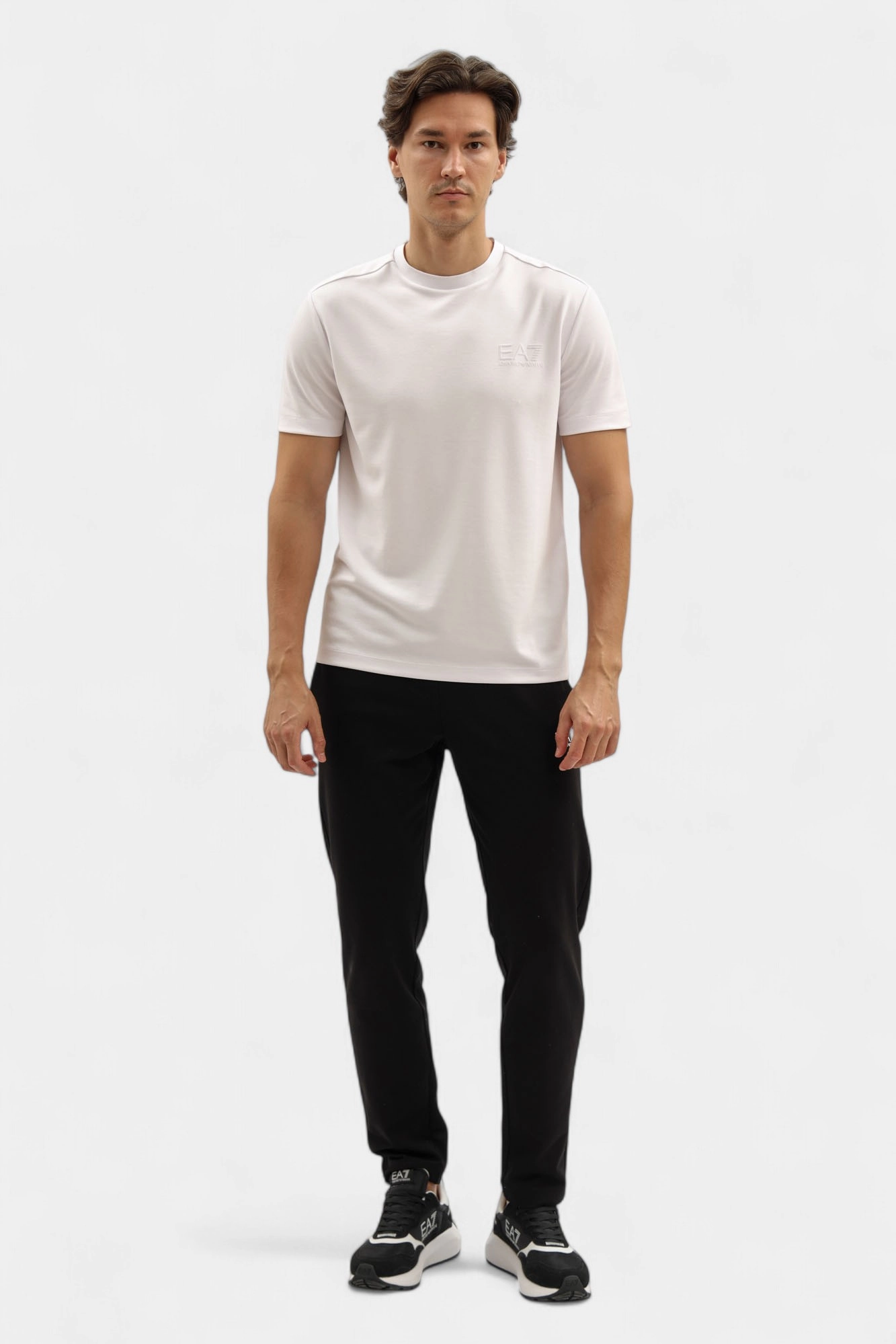 8NPP65_PJVRZ Брюки спортивные EA7 Черный